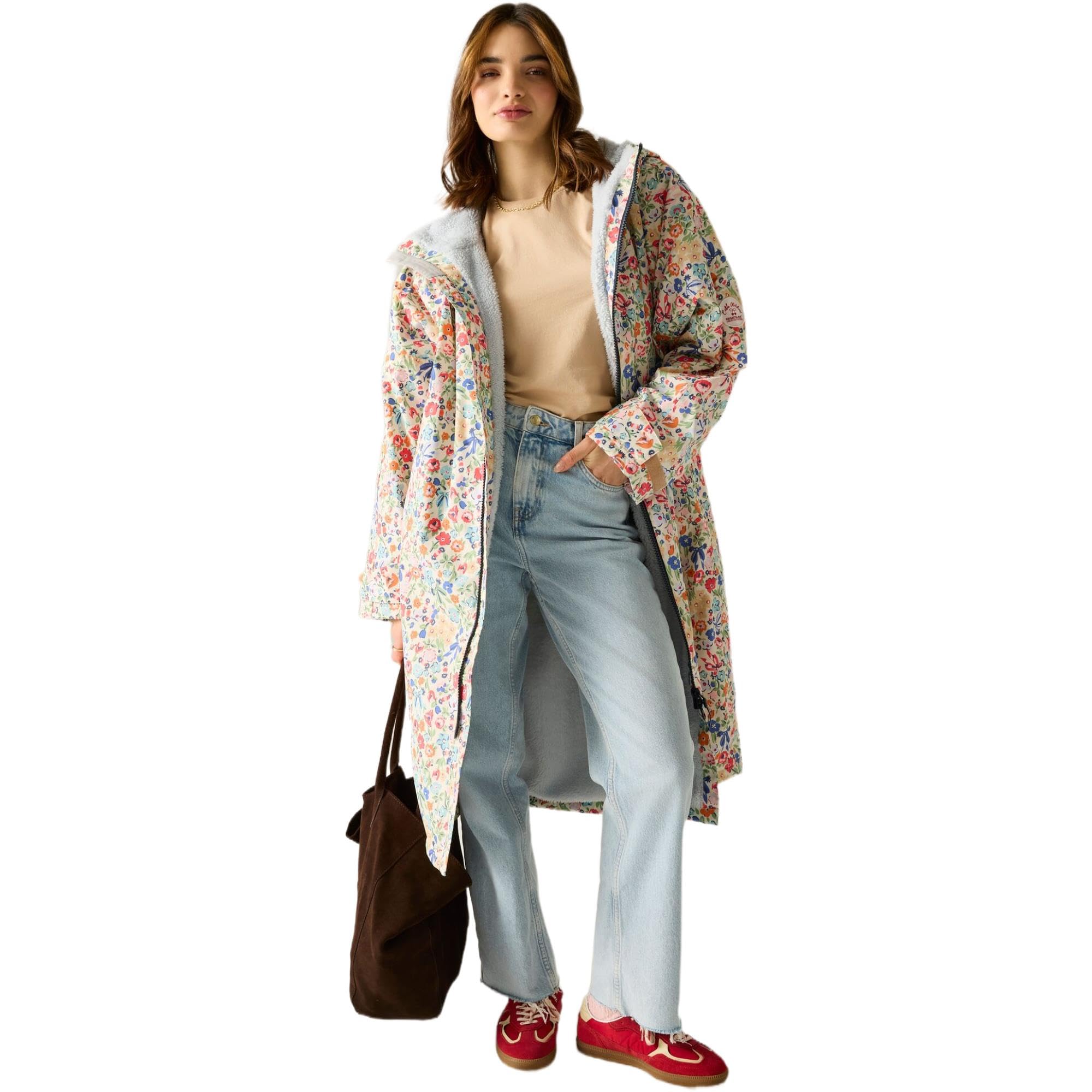 Regatta Women's Cath Kidston Hydrafort Changing Robe Cream Harmony Ditsy Medium