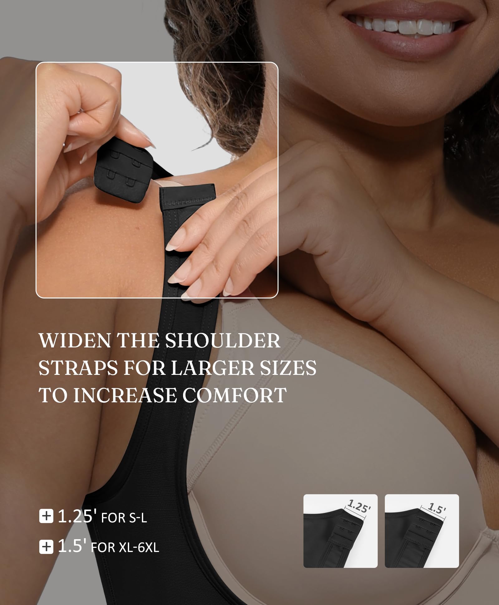 FeelinGirl Fajas Colombianas Moldeadoras Butt Lifting Shapewear Tummy Control Postpartum Faja Body Shaper with Zipper Crotch