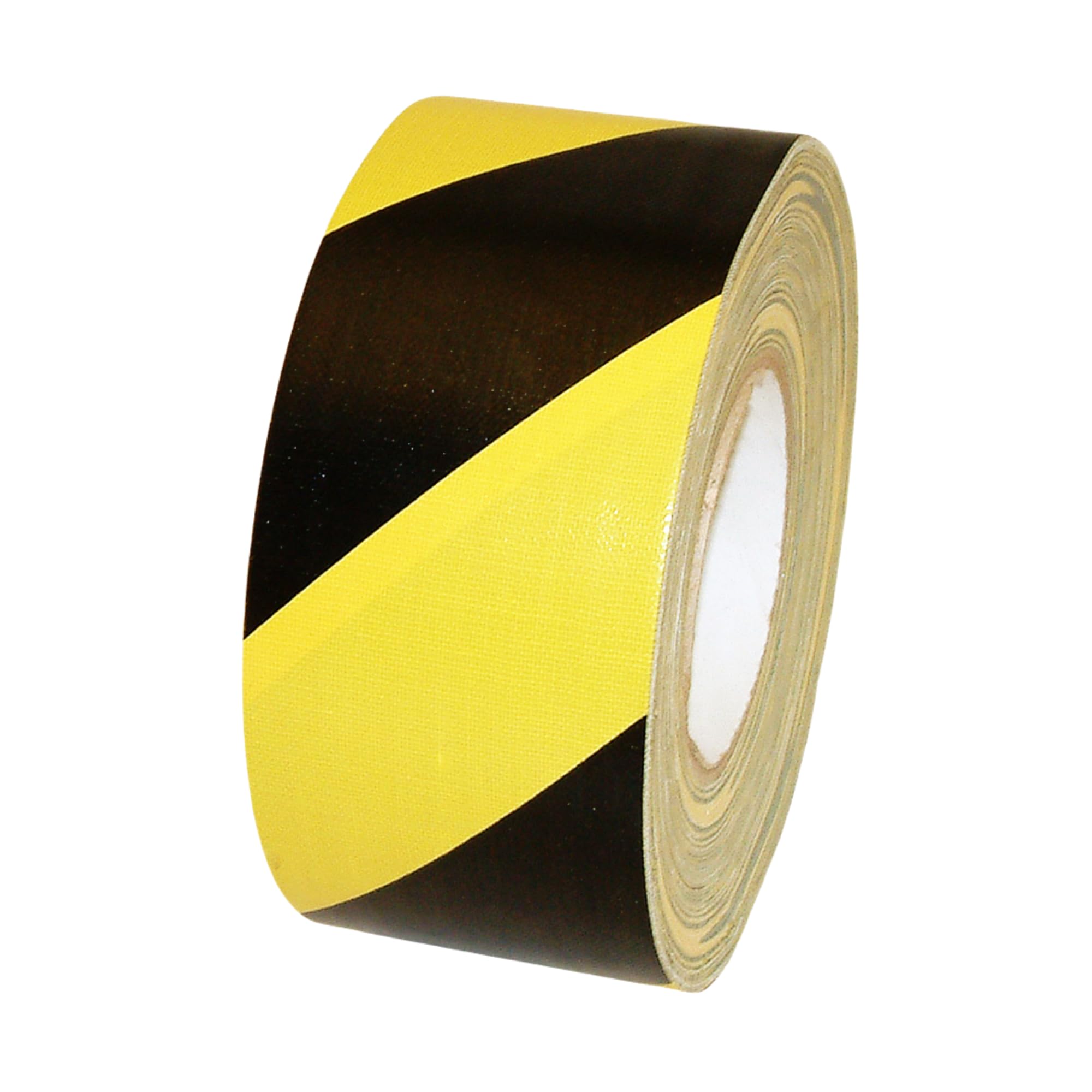 JVCC HZ-DT1 Hazard Duct Tape: 4 in. x 60 yds. (Schwarz mit gelben Streifen)