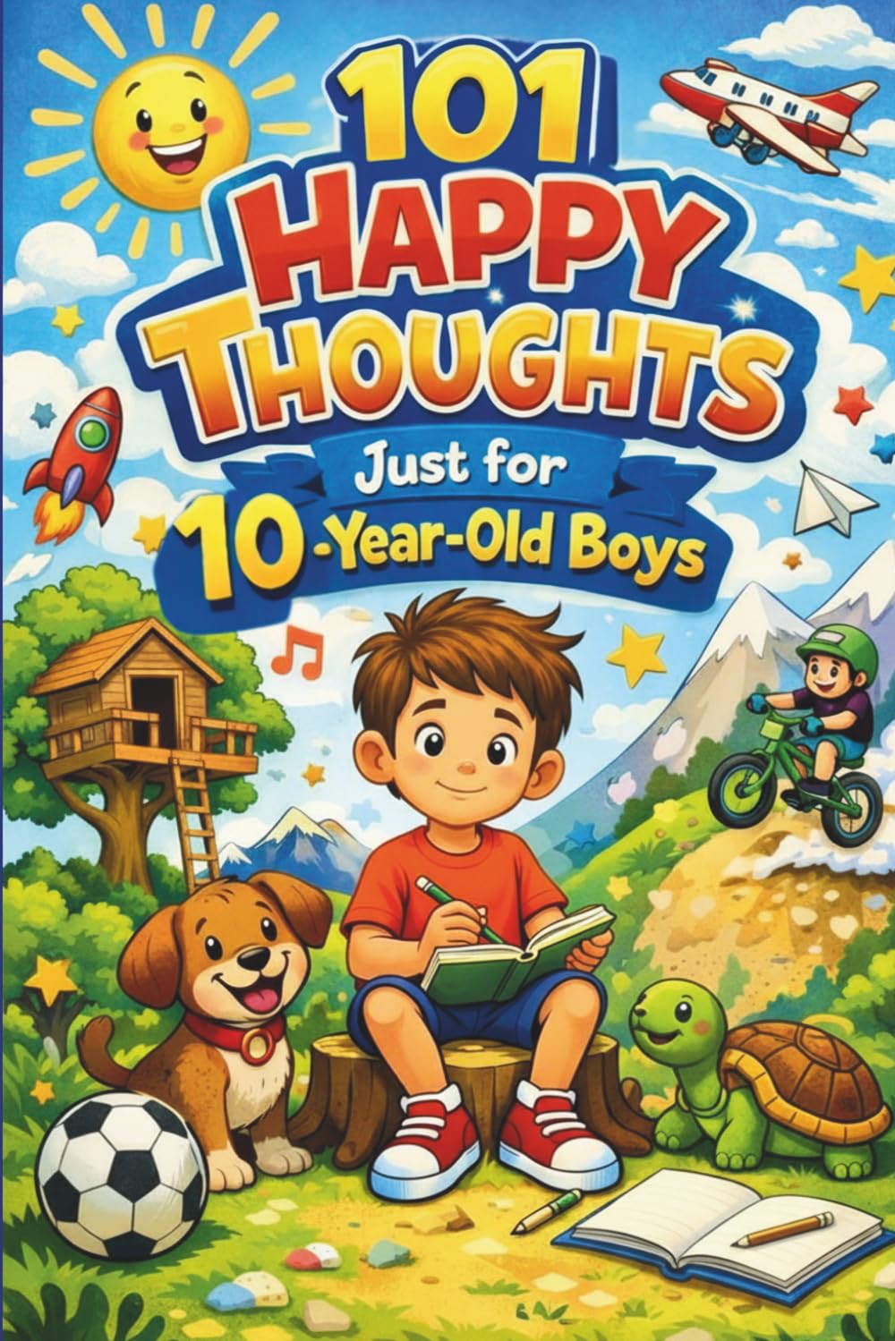101 Happy Thoughts Just for 10-Year-Old Boys: A Meaningful Gift for a 10-Year-Old Boy — Filled with Encouraging, Confidence-Boosting, and Inspiring Thoughts