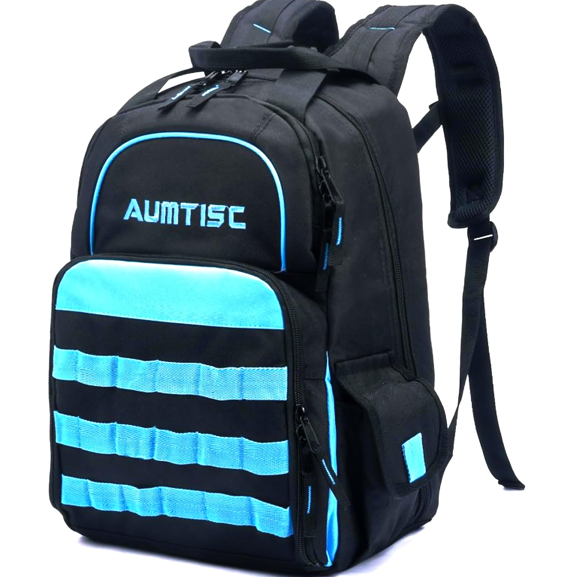 AUMTISC Werkzeugrucksack Werkzeugtasche Hochleistungs-werkzeug rucksack mit Mehrzwecktasche Industrie- und Bauarbeitsrucksack