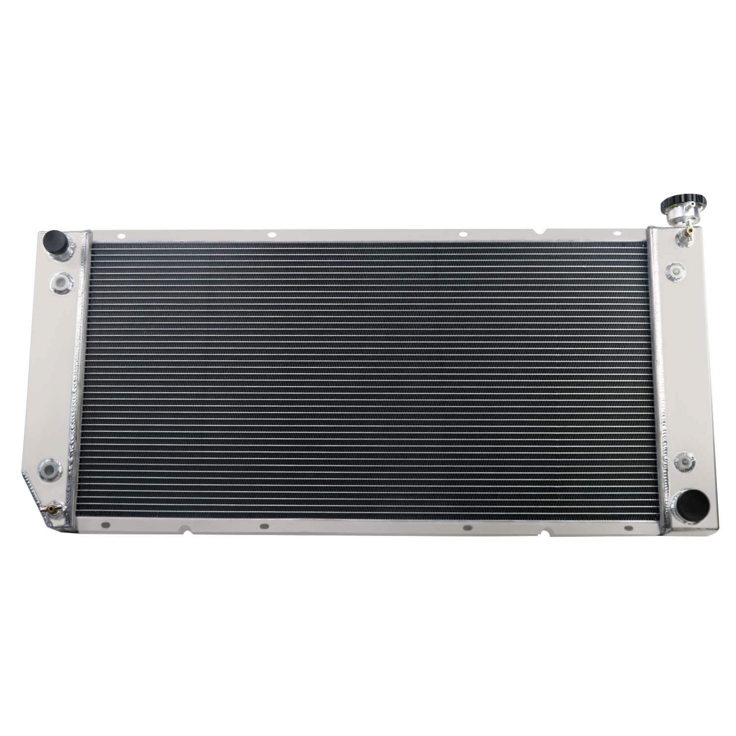Photo 1 of Lizroodia 3 Row Aluminum Radiator Compatible with 1988-2000 Chevy C/K 1500 2500 3500 GMC Tahoe Yukon 5.7L 7.4L V8 1989 1990 1991 1992 1993 1994 1995 1996 1997 1998 1999 34" Radiators