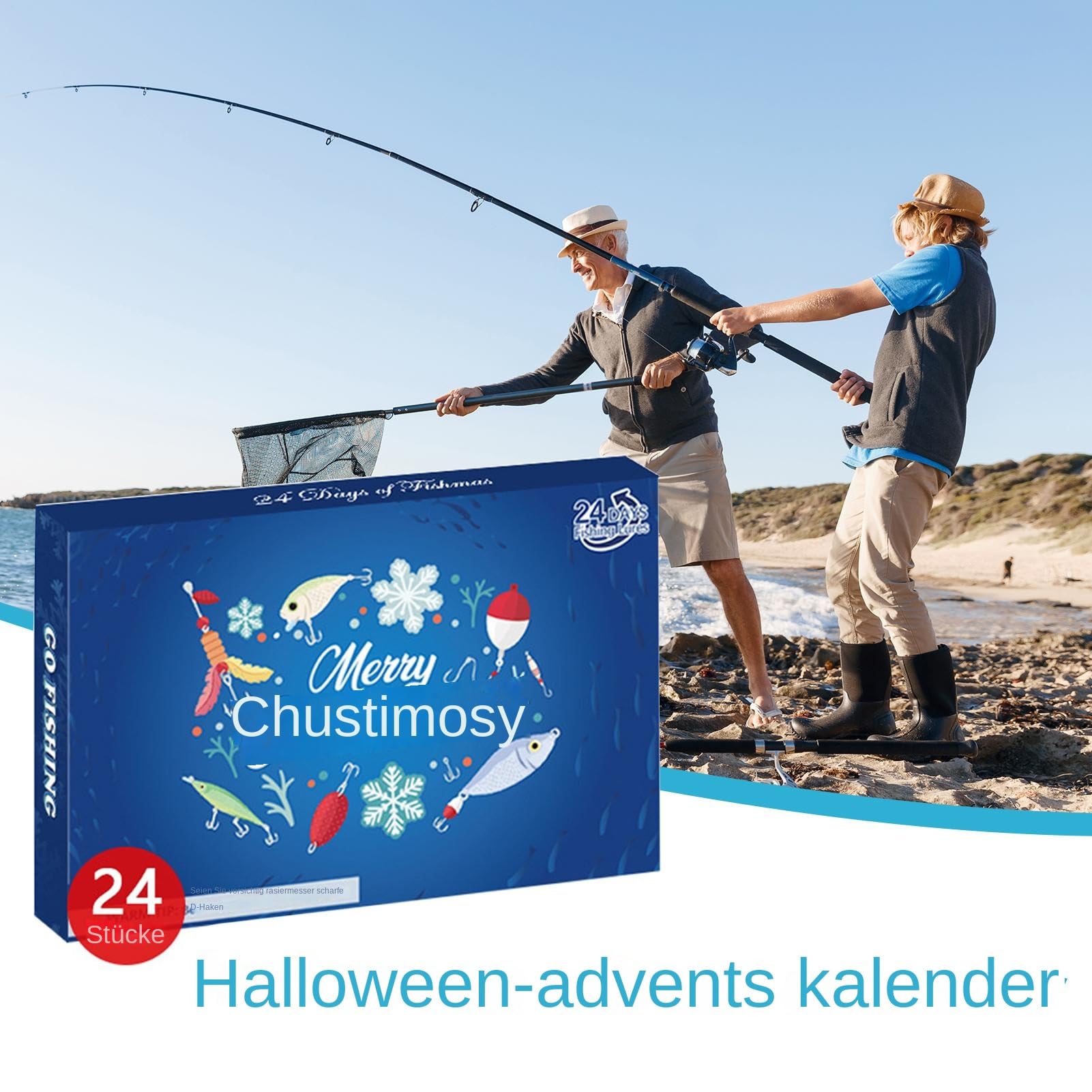 Calendario de Adviento para pescadores Calendario de Adviento de Navidad