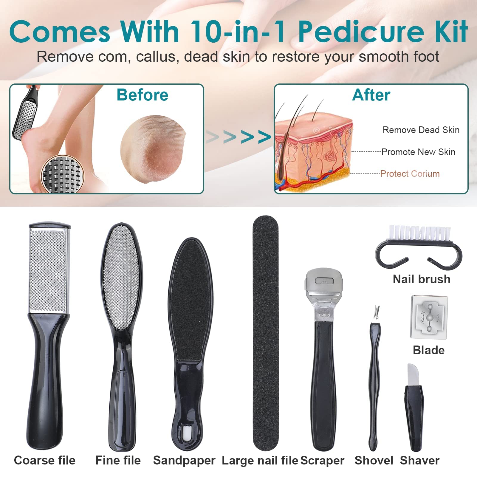 Foot Spa/Bath, Foot Bath with Heat and Massage to Swollen Feet, Time