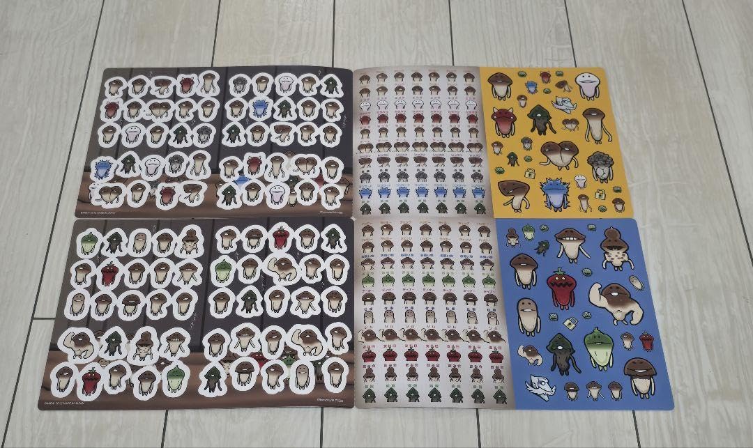 激レア　当時物　おさわり探偵なめこ　ジャンボシールダス　未使用セット　なめこ図鑑 激レア 当時物 おさわり探偵なめこ ジャンボシールダス 未使用セット