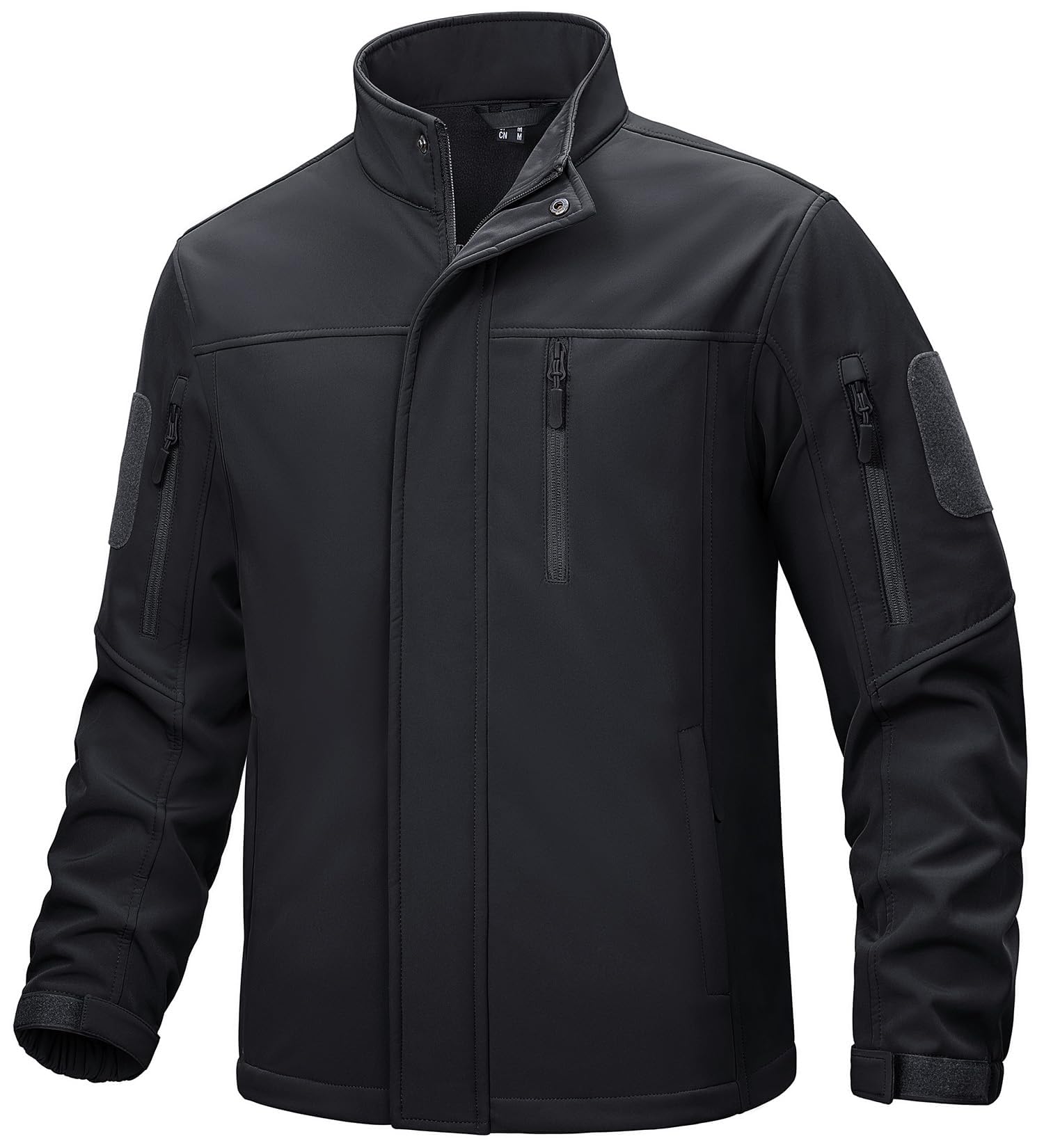 Mens Military Jacket Waterproof Fleece Jacket Winter Softshell Jacket Work Jacket with Zip Pockets