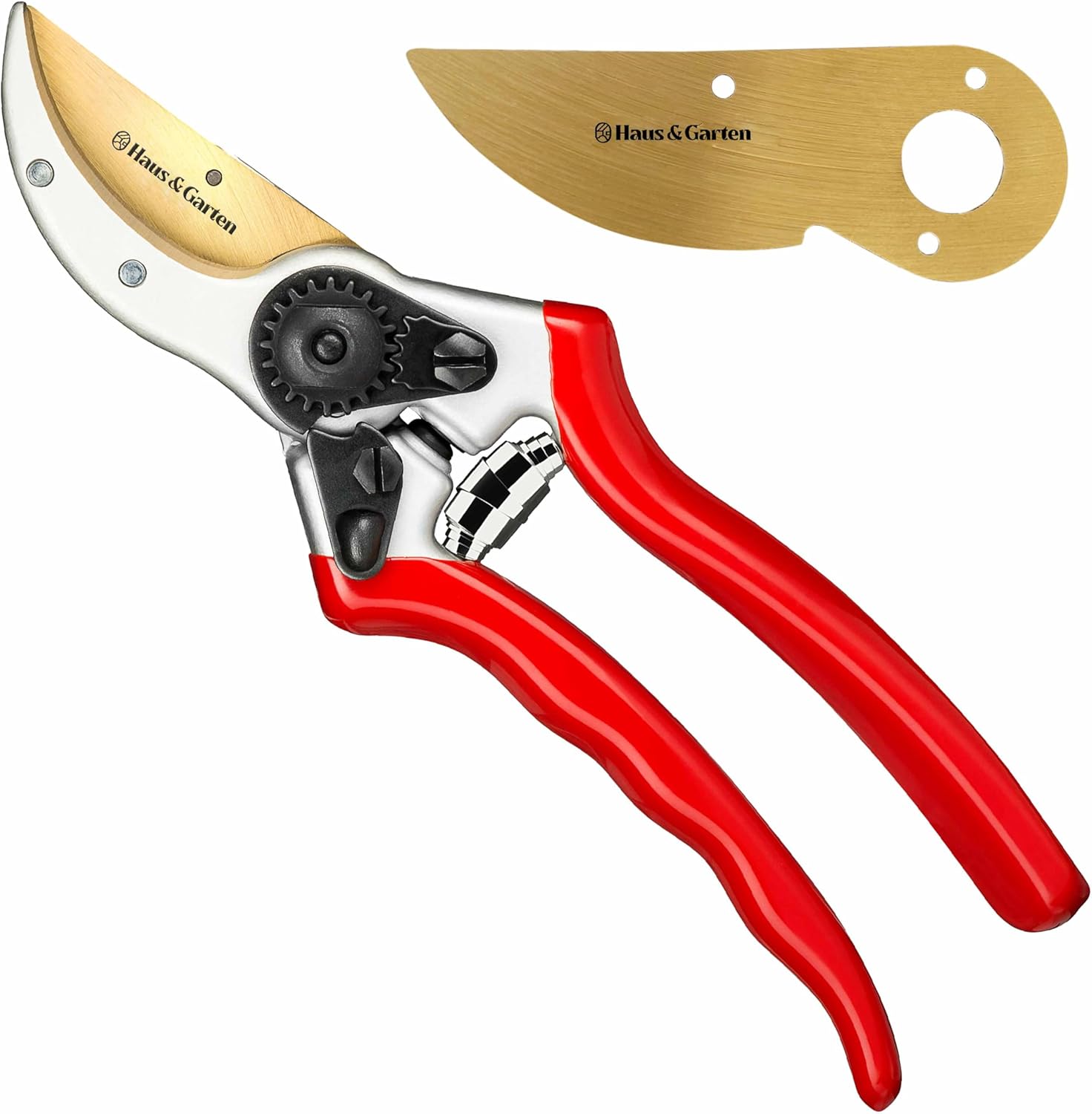 Haus & Garten ClassicPRO Titanium Bypass Pruning Shears and Replacement Blade Bundle