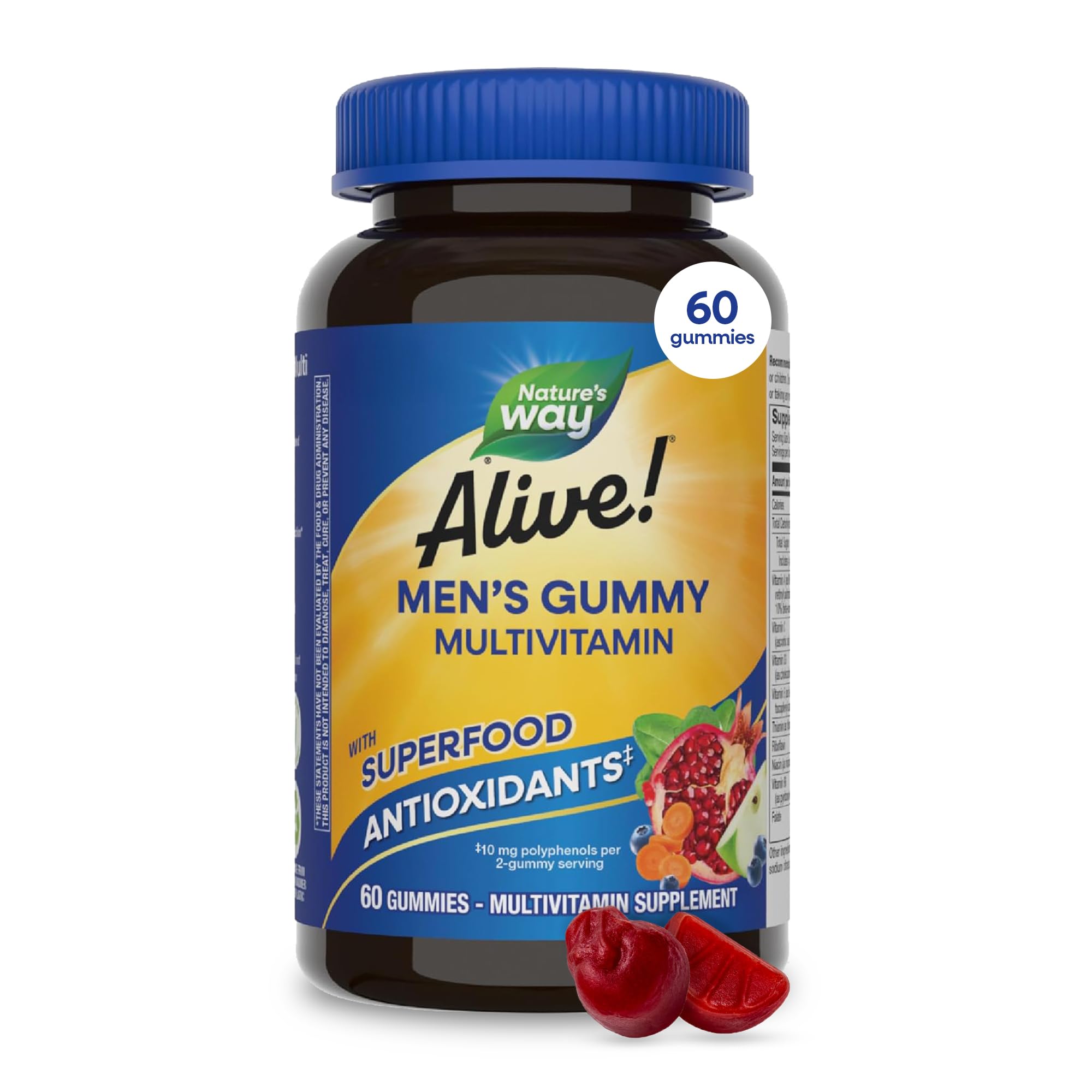 Nature'S Way Alive Men's Gummy Vitamins 60'S