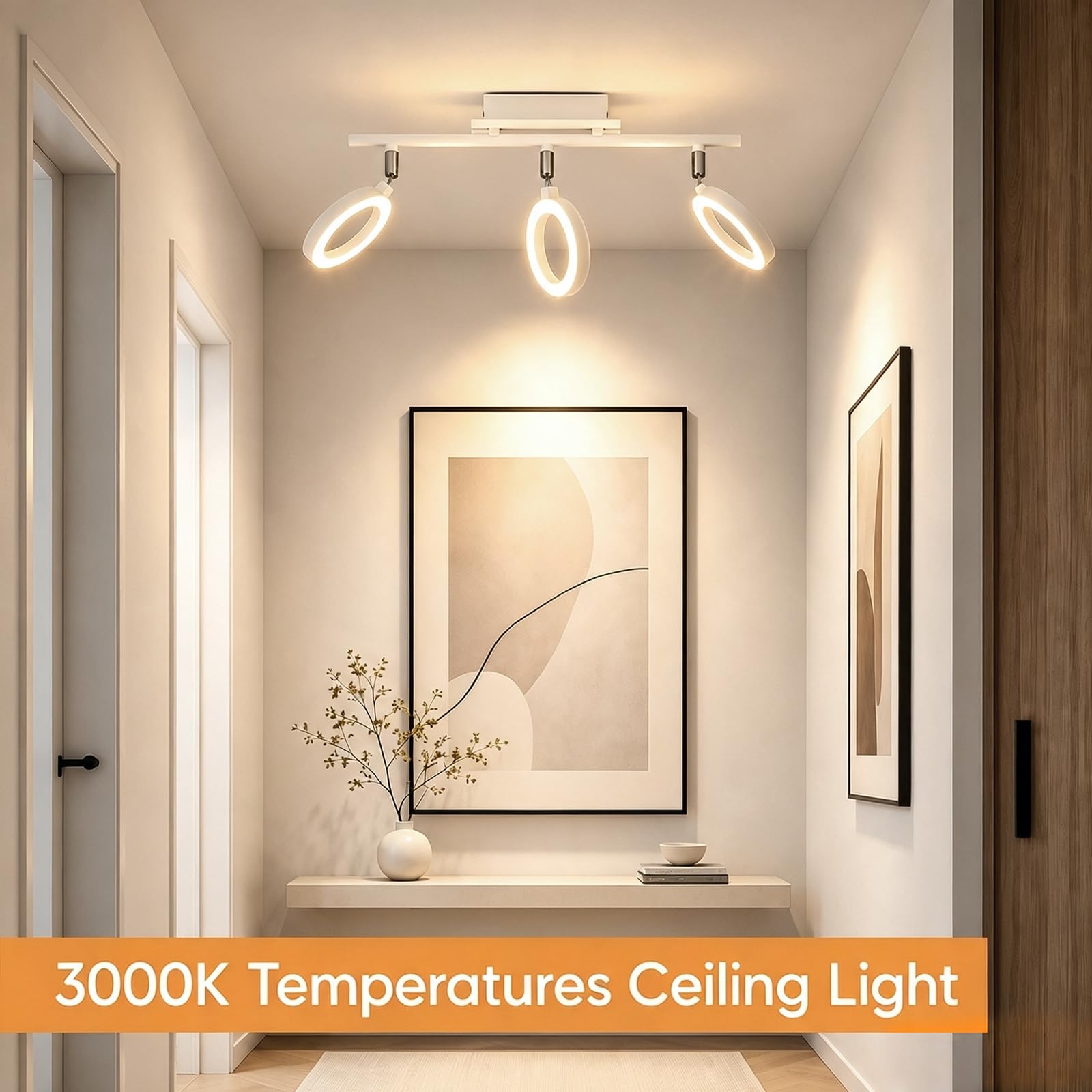 4783624 Moderne Plafonnier LED 3000K Lampe Plafond