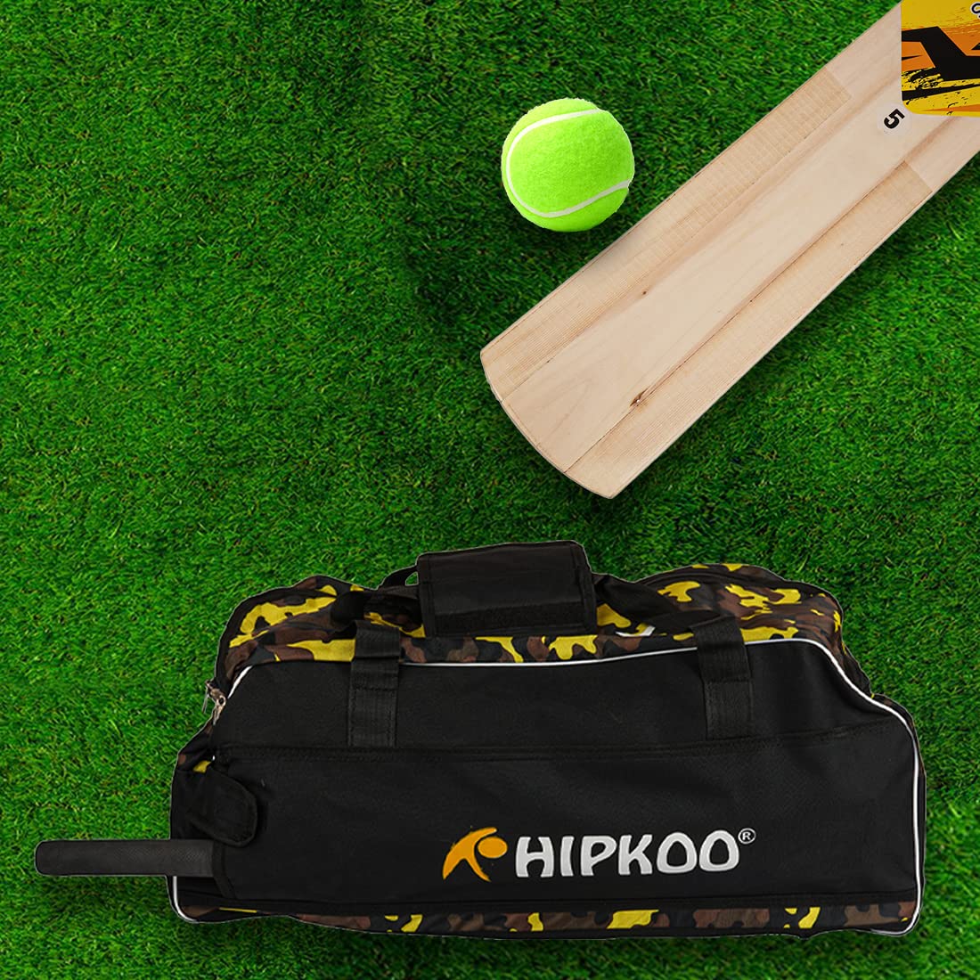 Hipkoo Sports Soldier Army Design Cricket Kit Bag with Special Bat