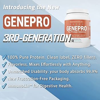 Amazon.com: GENEPRO Protein: 45 Servings, Premium Protein