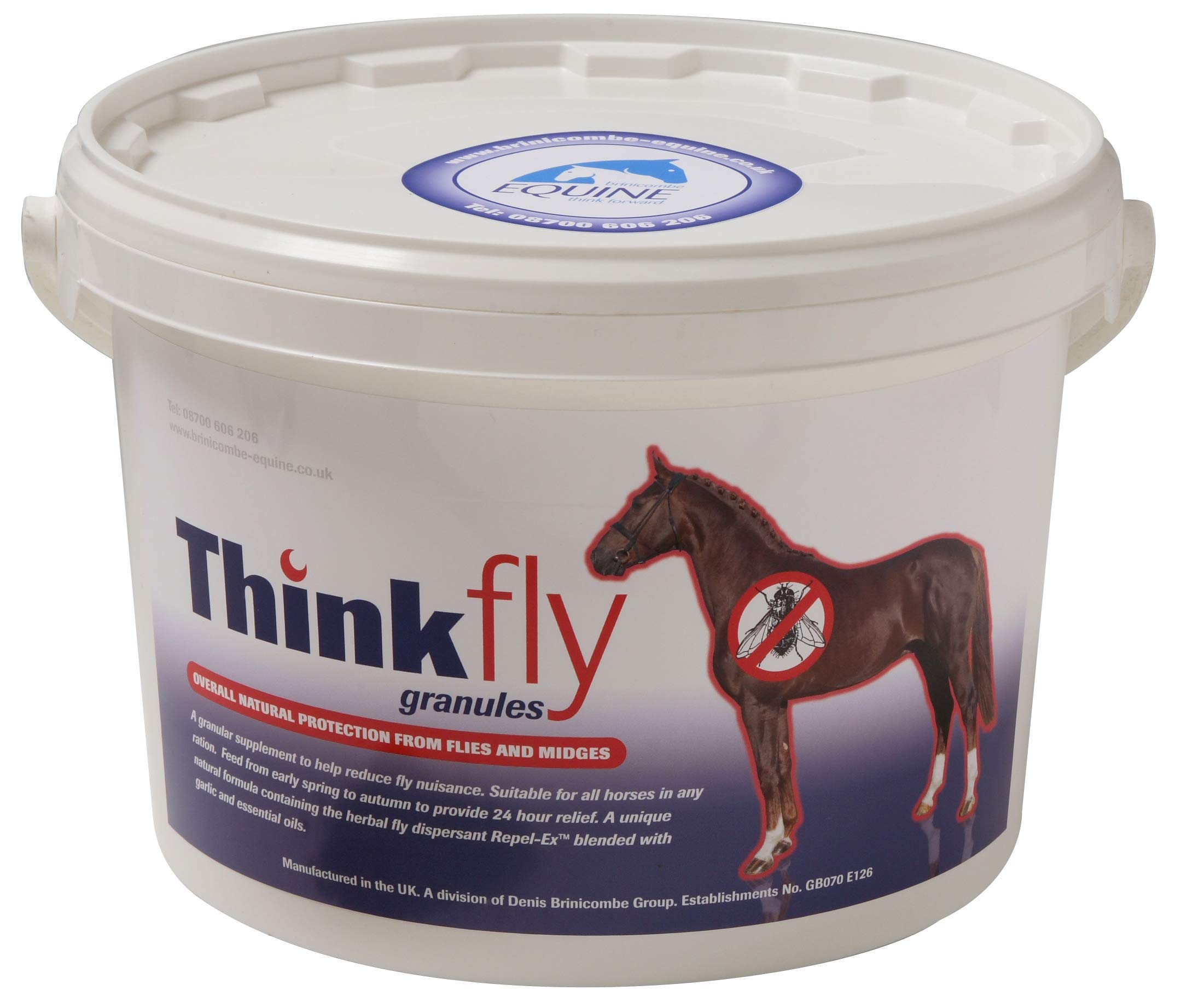 Brinicombe Unisex's BRI0006 Think Fly Granules, Clear, 4 kg