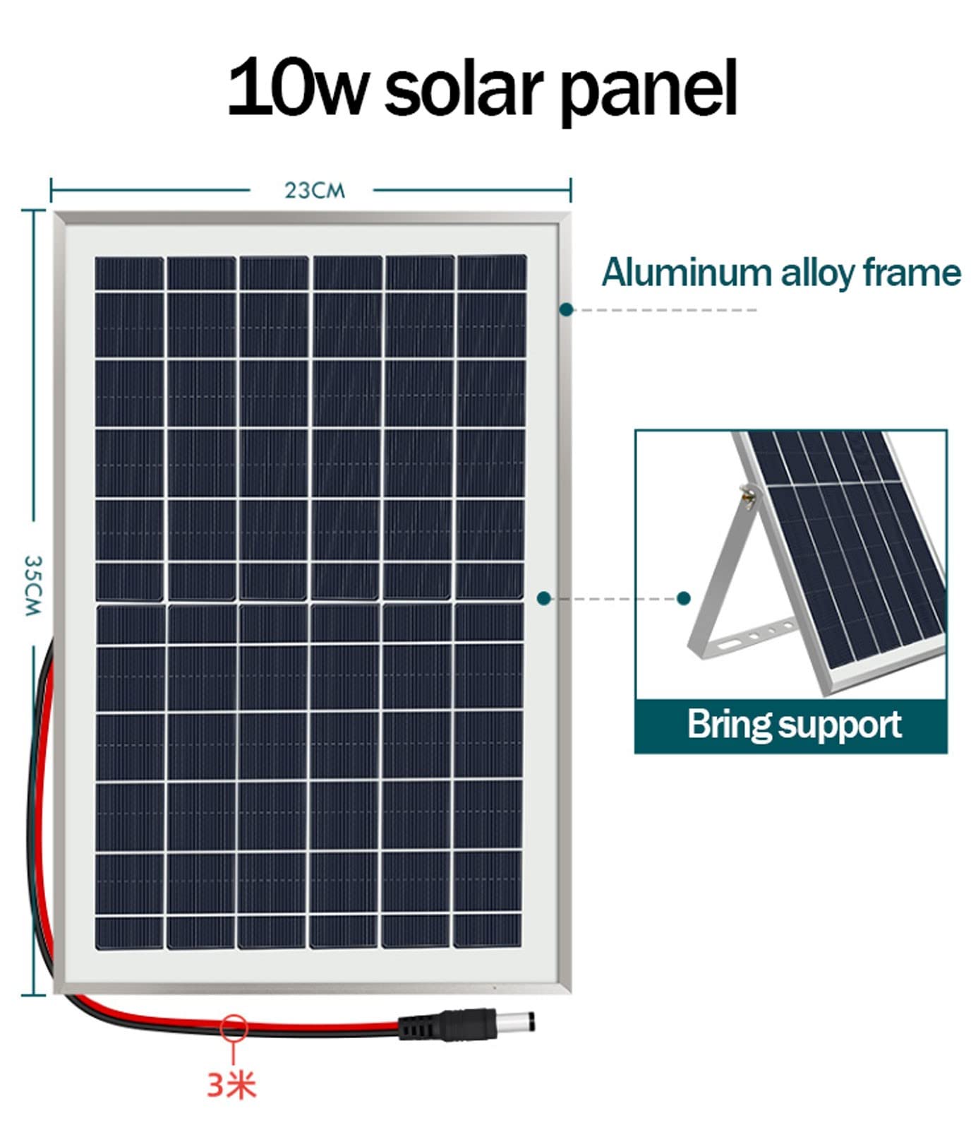 Pompa Aria Ad Energia Solare, Ossigenatore Solare Rumore Basso con Due Airstones e Doppie Pompe, Aeratore Acquario Solare per Uso Esterno, Batteria al Litio da 8800/17600Mah(Size:17600mah)
