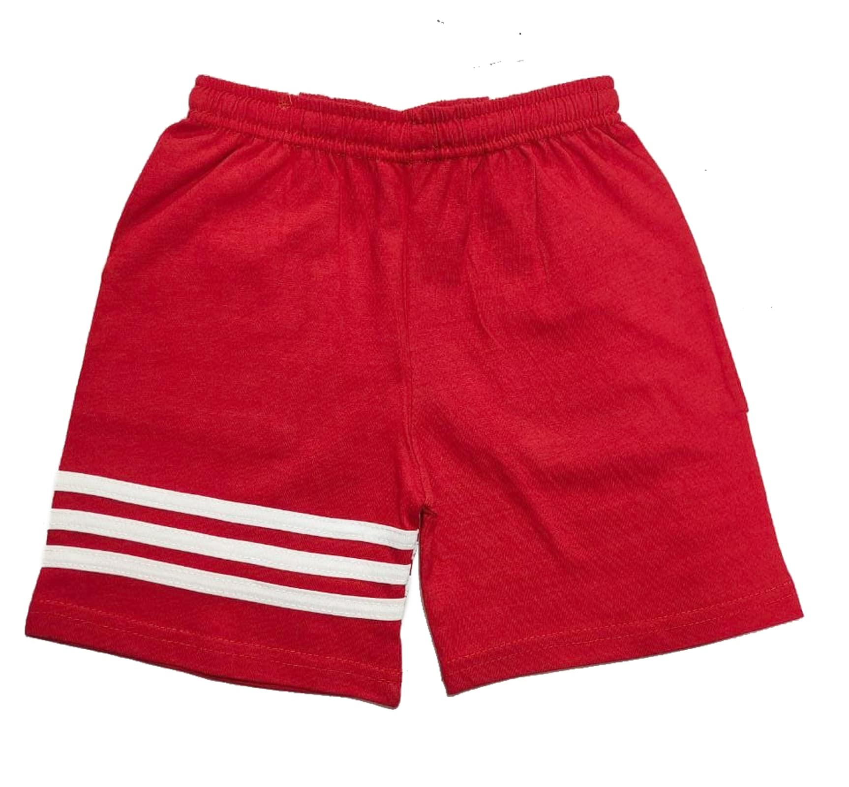 ATLANS Boys Cotton Solid Self Design Shorts/Bermuda (Pocket-3-Patti-Nikker-NAVY/Red-C2-11-12Yr, Multicolor6) Pack of 2 3