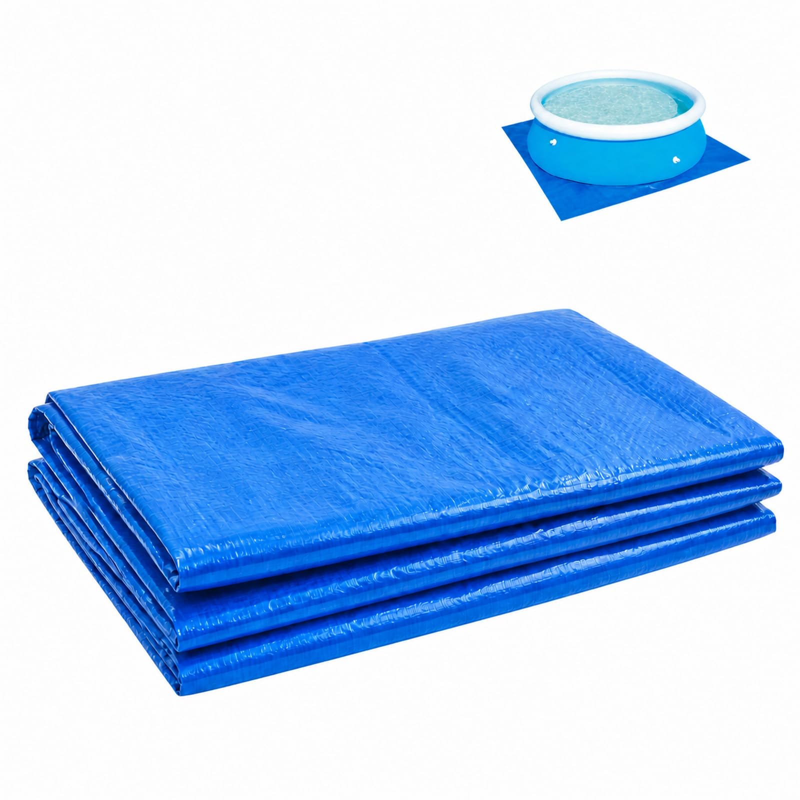 Protector De Suelo Para Piscinas Plegable,Tapiz De Suelo Para Piscina | FáCil De Limpiar,Impermeable Y Antipolvo,Apto Para Su Uso En CéSped, Madera O Concreto En El JardíN