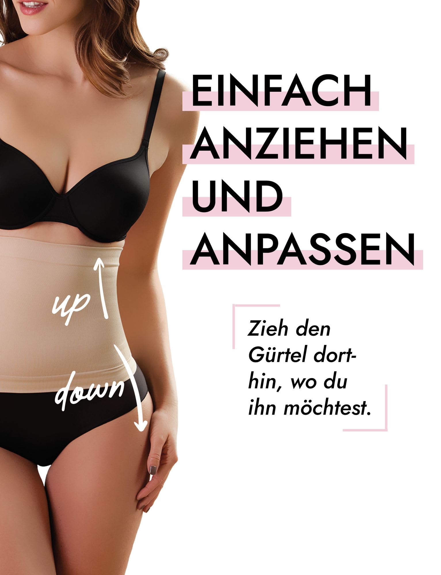 Skin Wrap Taillen-Former | Damen Shape Bauchweg Gürtel | Waist Trainer | Korsett | Corsage