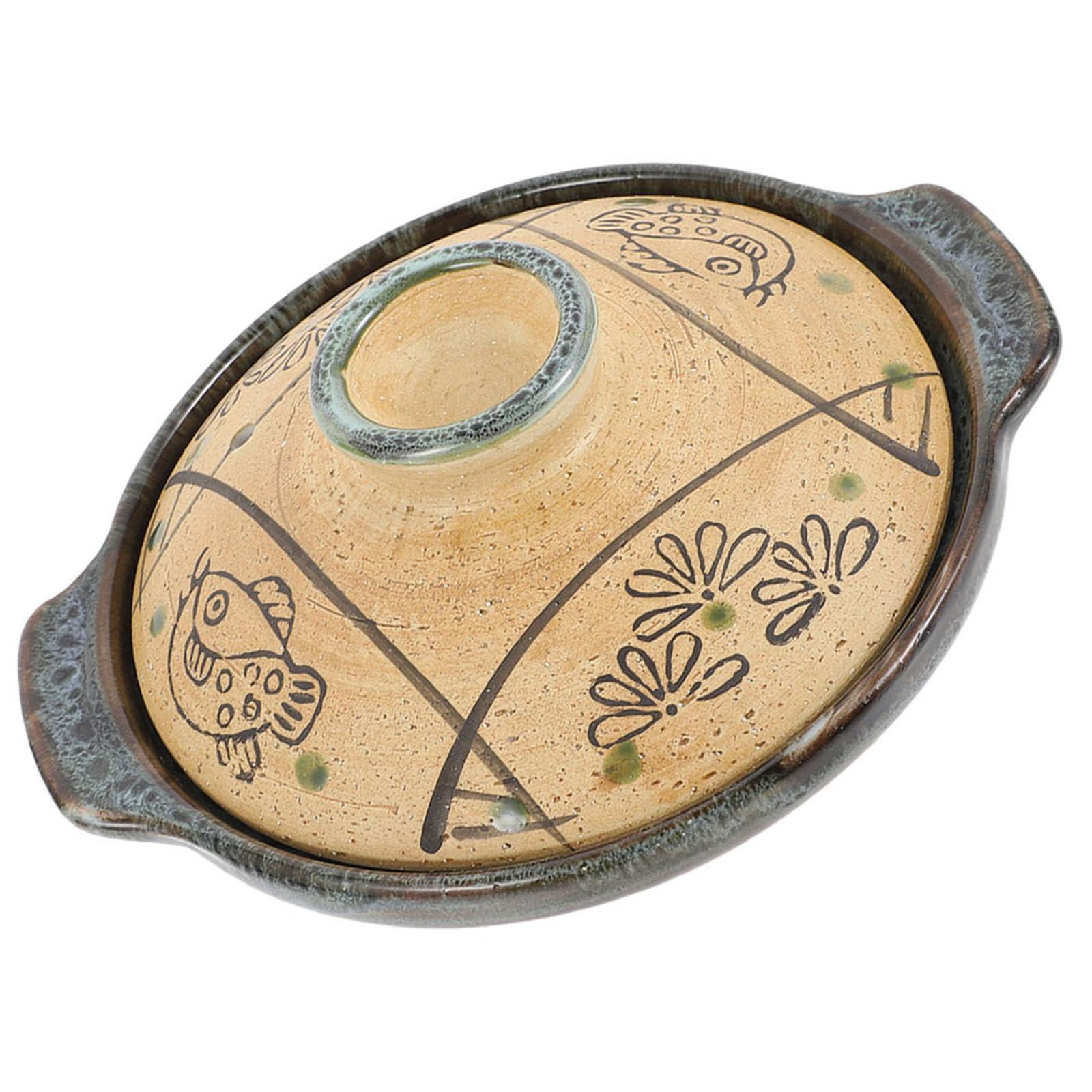 Casserole en céramique Alasum d'une élégance intemporelle marron