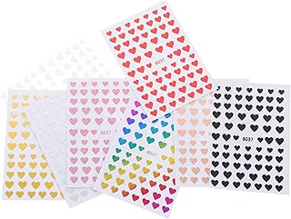 FOMIYES 8 Sheets Heart Nail Stickers Nail Stickers for Nail Art Wedding Stickers Decor Valentines Day Gift Heart Love Nail Art Stickers Valentine Day Nail Decor Nail Decal Decor