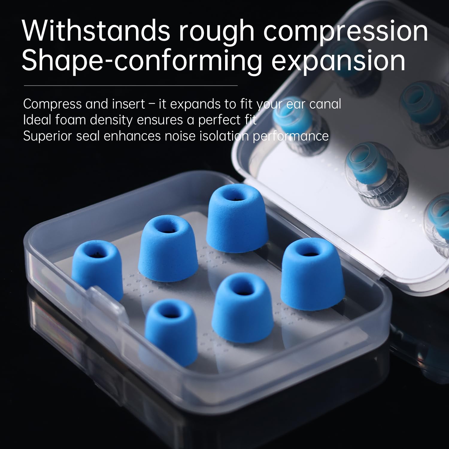 Comply TrueGrip Pro Memory Foam Tips Voor Sony Volledig Draadloze Oordopjes Gemaakt Van Comfortabel Traagschuim Voor Een Stabiele Pasvorm Large