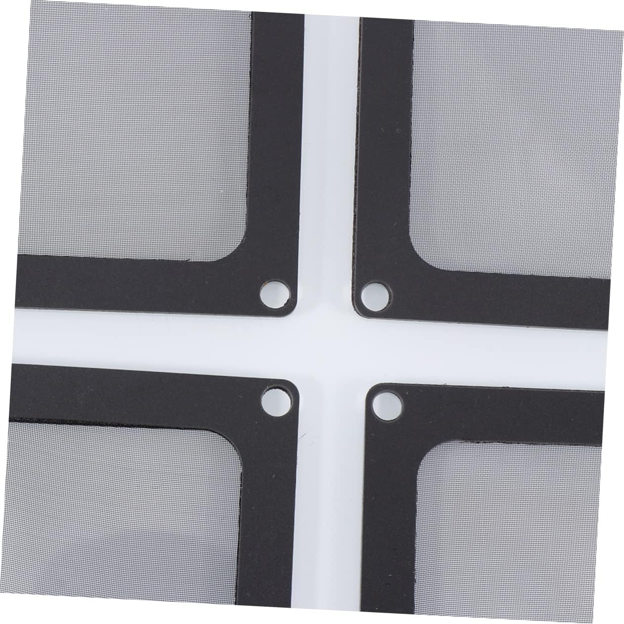 4pcs Computer Case Fan Mesh Cover Dustproof Protection for Chassis Ultra-fine Reduce Noise Lightweight PVC Design