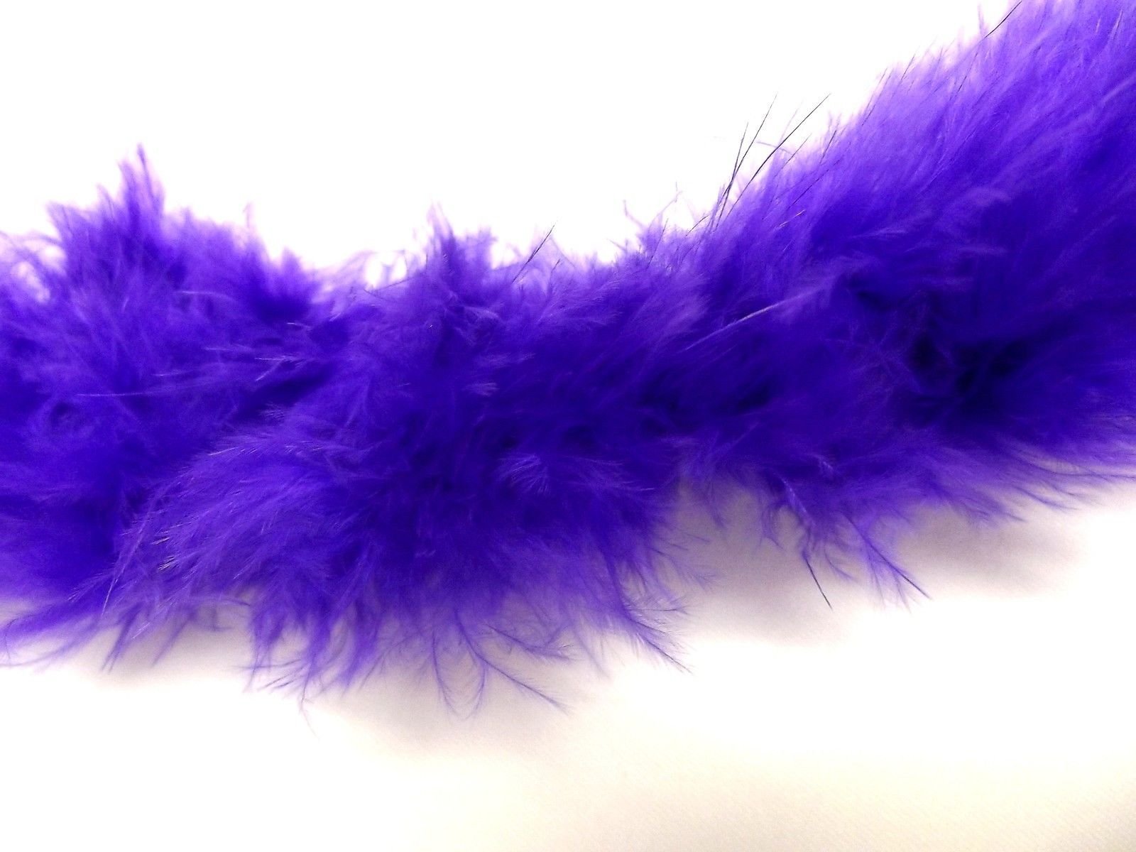 Trimits Purple Decorative Marabou Boa Feather Trim - 1Mtr