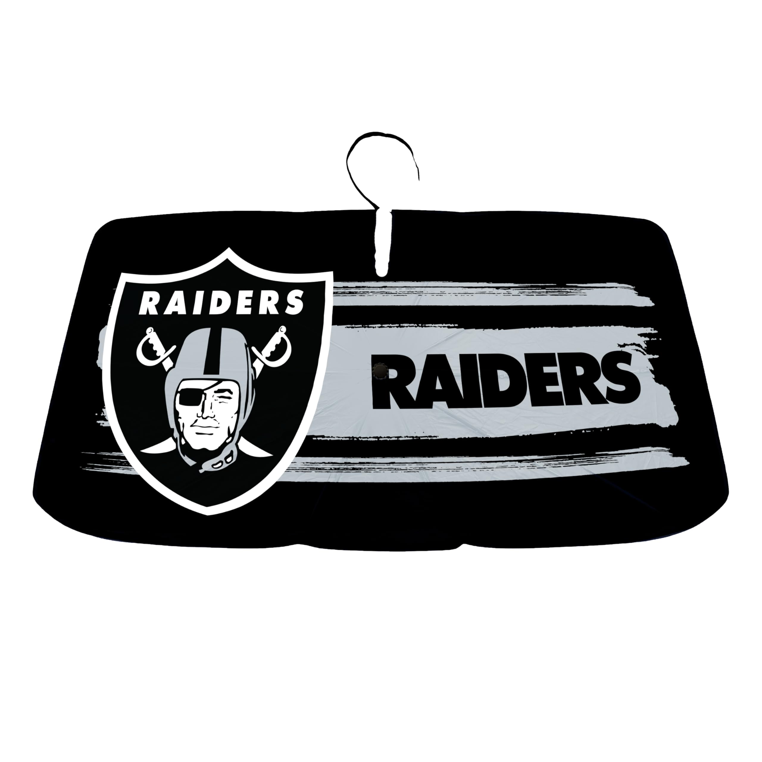 NFL Fanmats Las Vegas Raiders Folding Umbrella Auto Sun Shade