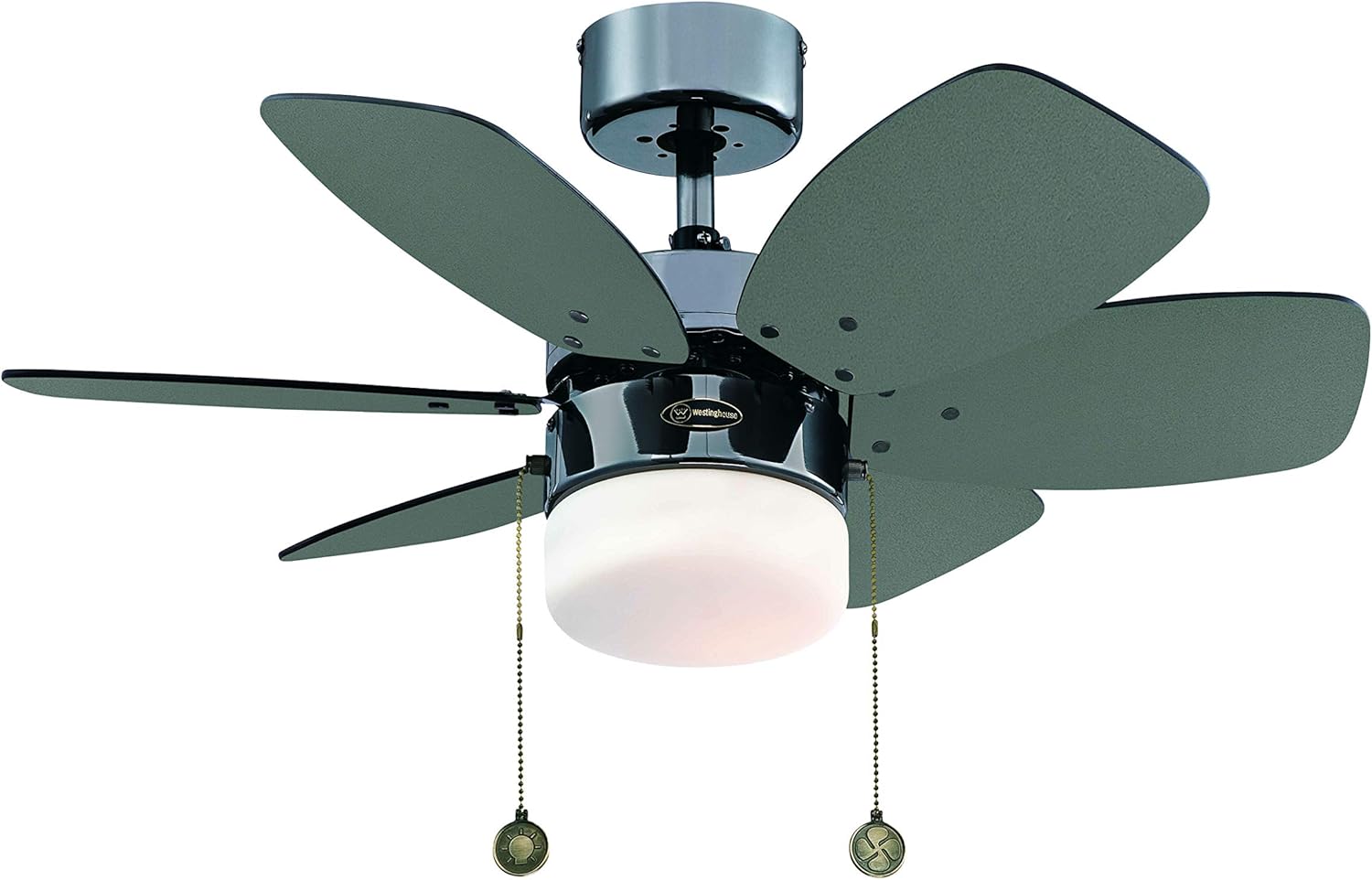 Westinghouse Lighting 7221314 Contemporary Flora Royal Ceiling Fan in Gun Metal Finish