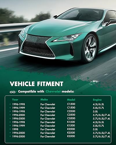 Vista 298 de SCITOO Aire acondicionado condensador compatible con Chevrolet, para modelos GMC - Silverado 2500 HD 2015-2019 - Sierra 2500 HD 2015-2019 - 6.0L