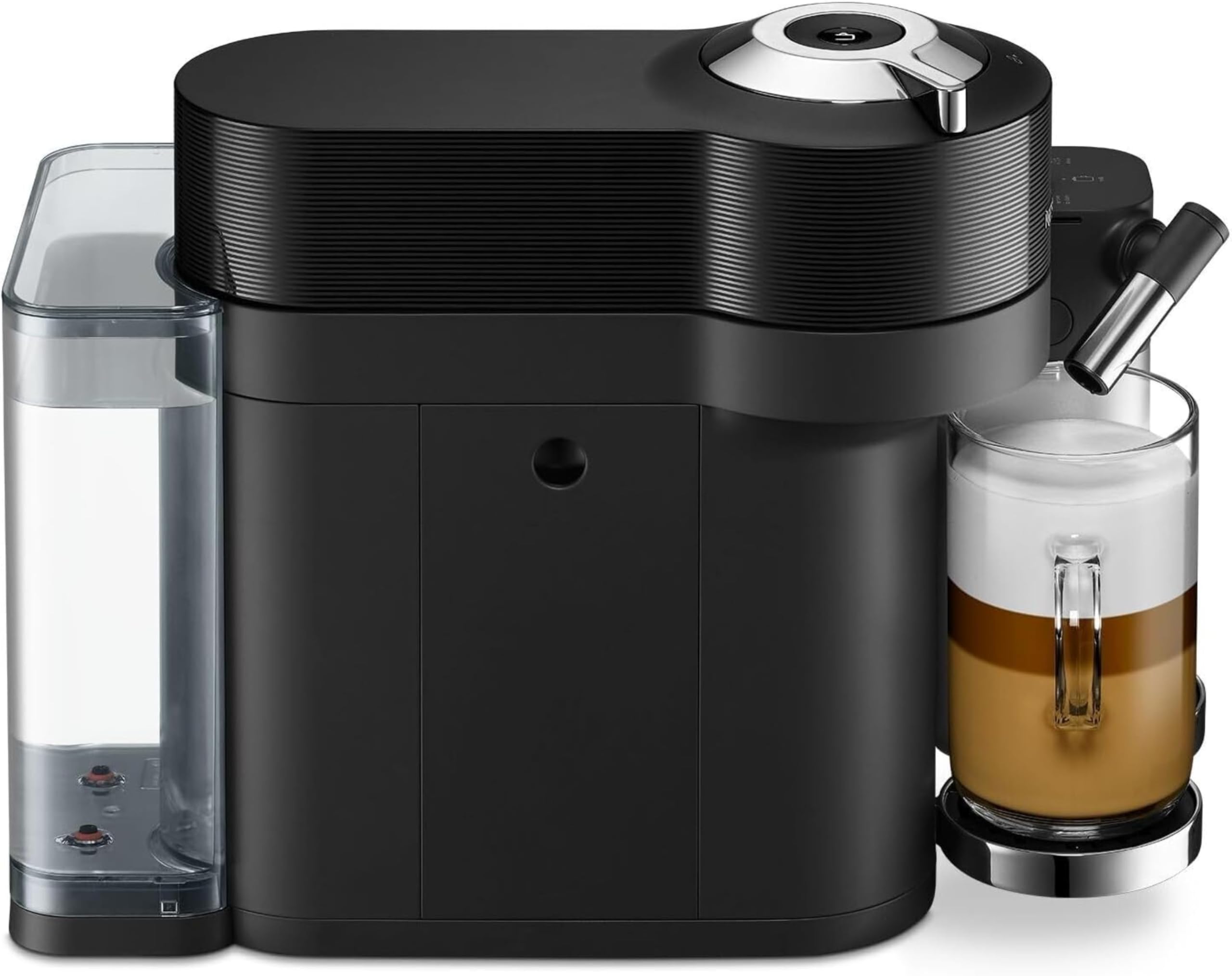 De'Longhi Nespresso Vertuo Lattissima ENV300.B, Automatic Coffee Machine with Automatic Milk Frother, Single-Serve Capsule Coffee Machine, 5 Cup Sizes, 1500W, Matt Black & Glossy — view 10