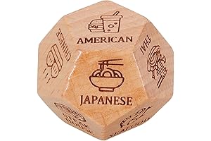 12-Sided Food Decision Dice for Him or Her