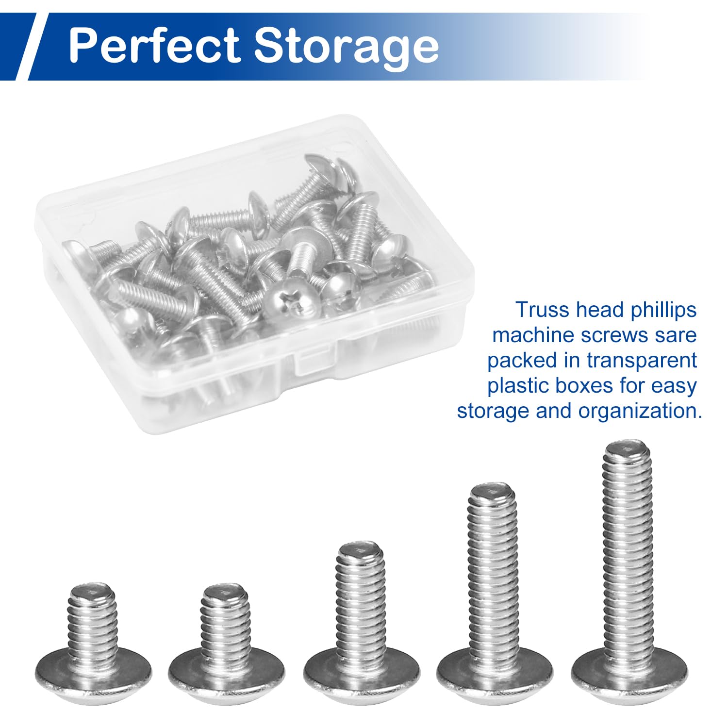 50 Tornillos De Cabeza Cruzada Phillips M4 X 6 Mm, Apto Para Reemplazo