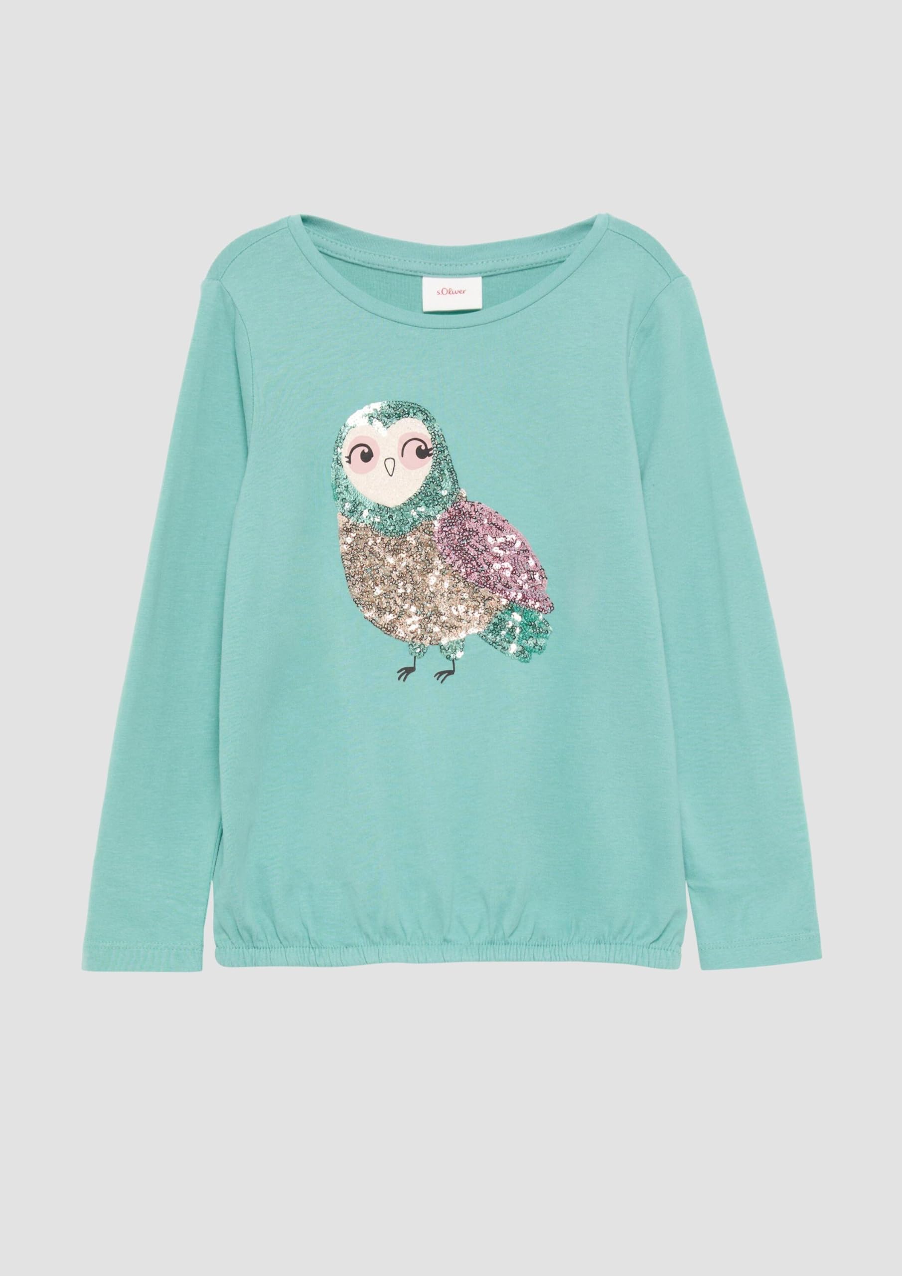 T-Shirt Langarm mit Pailletten,6135,92