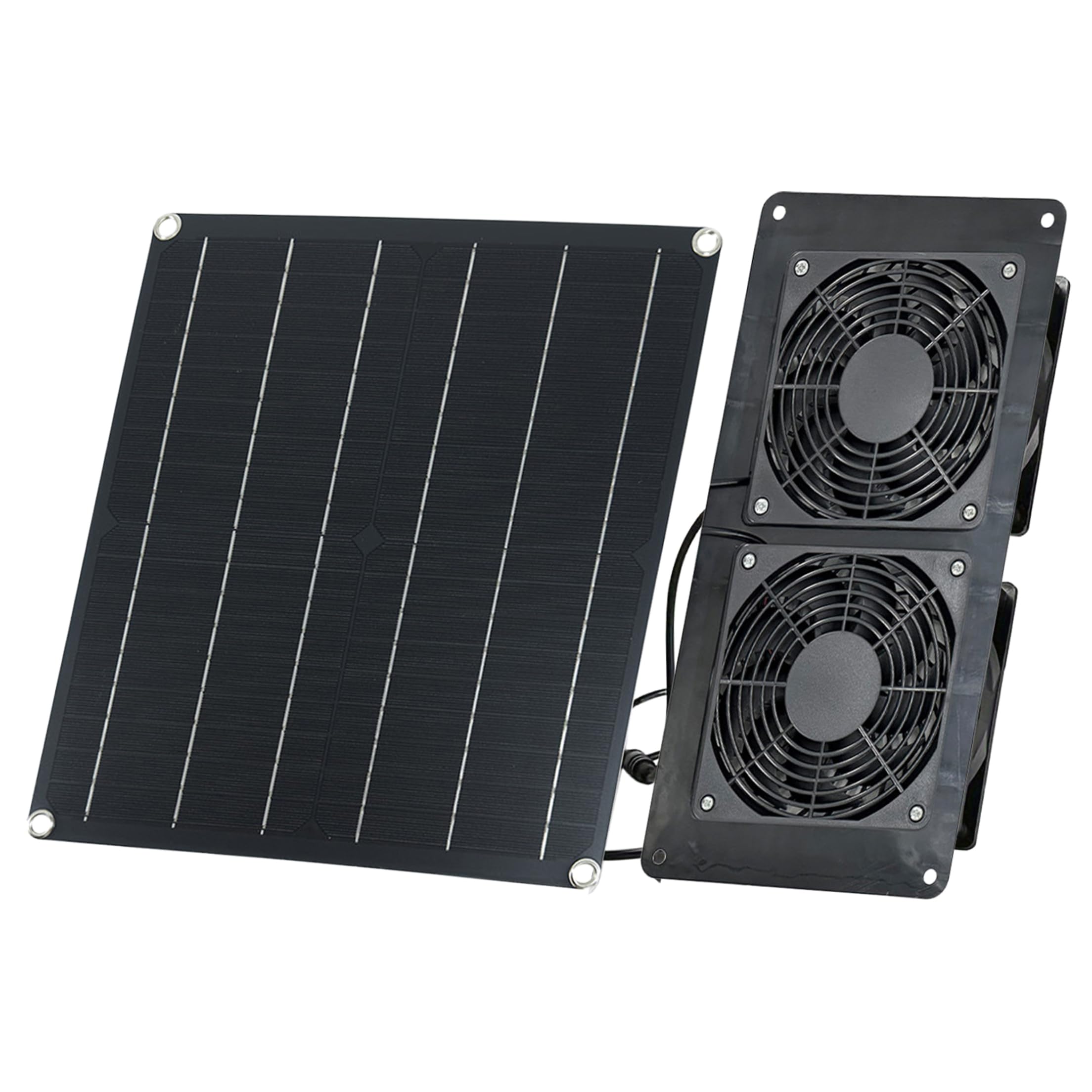 Ventilateur solaire de grenier 25W pour poulailler et aération de combles