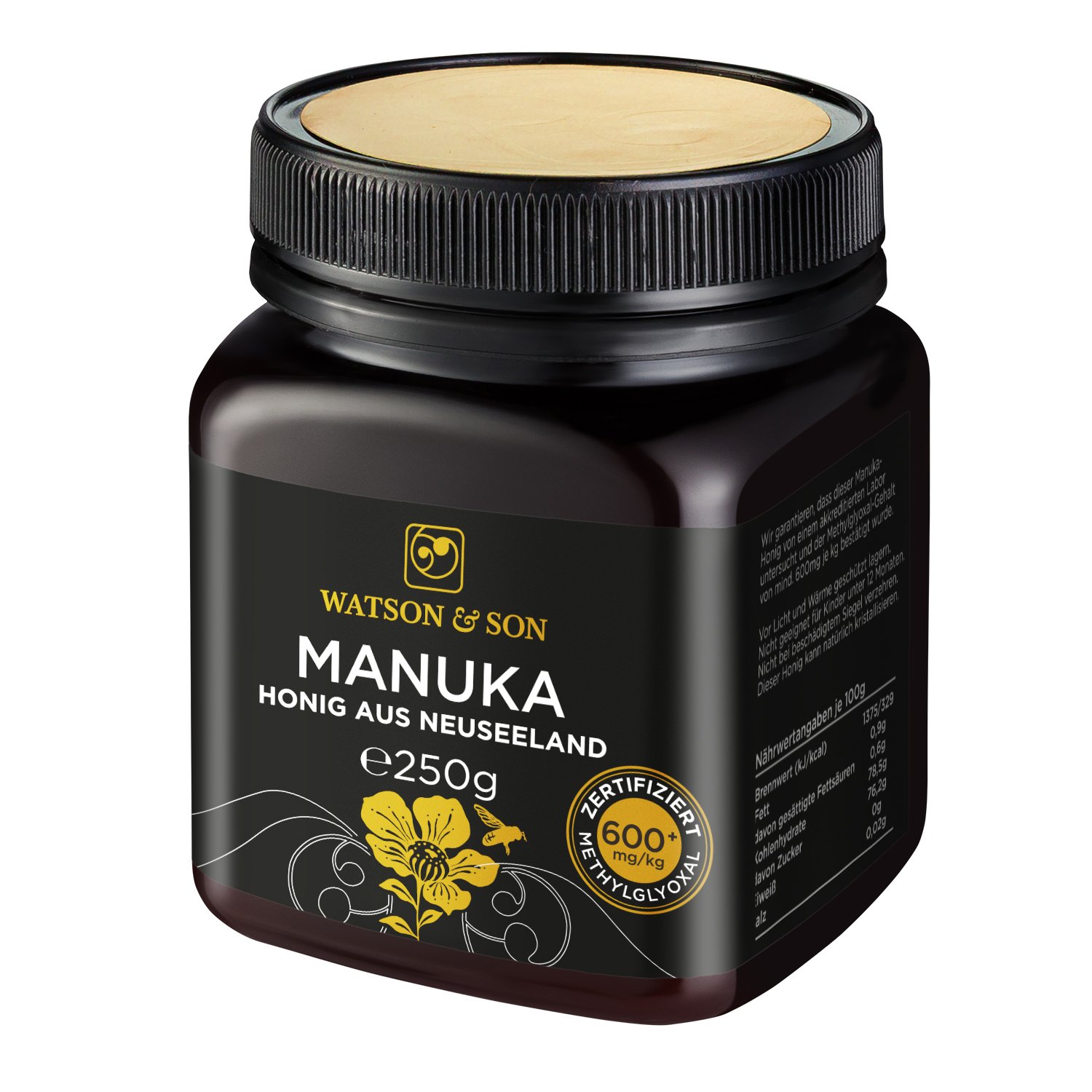 Watson & Son Miel de Manuka MGO 600, 250g