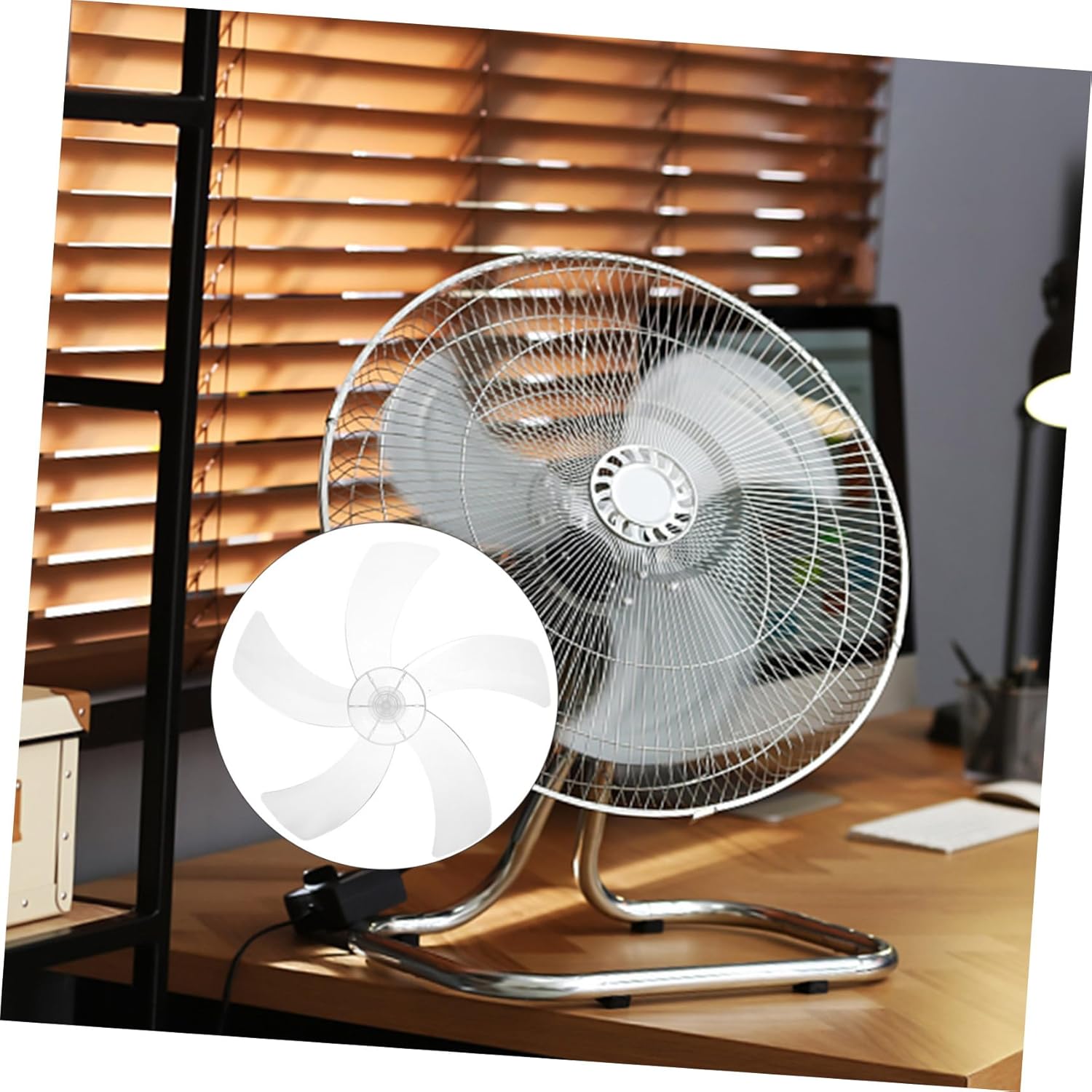 Replacement Fan for Table Pedestal Fans Blades Low Noise Easy to Install Fit for Fans
