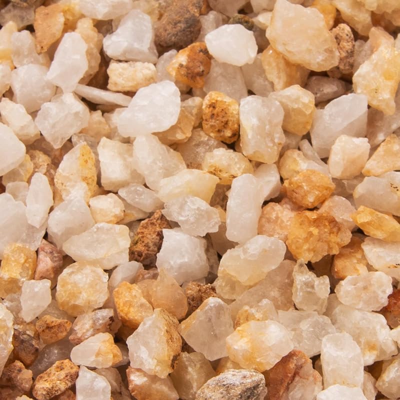 Areia decorativa natural grossa para aquário CFKJ, 8,16 kg