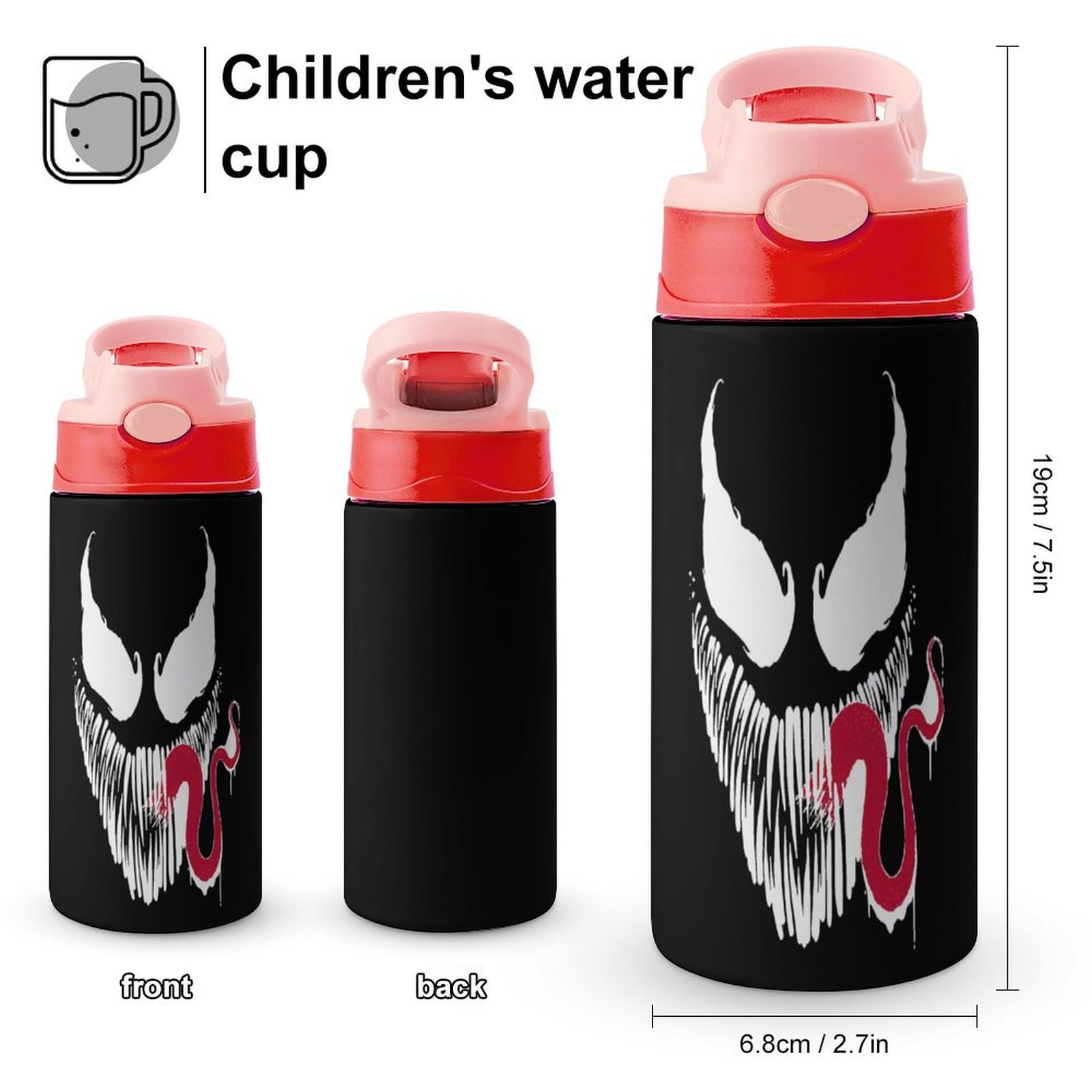 ヴェノム ウォーターボトル Amazon | キッズボトル Venom ヴェノム 子供用 ステンレスマグ 500ml