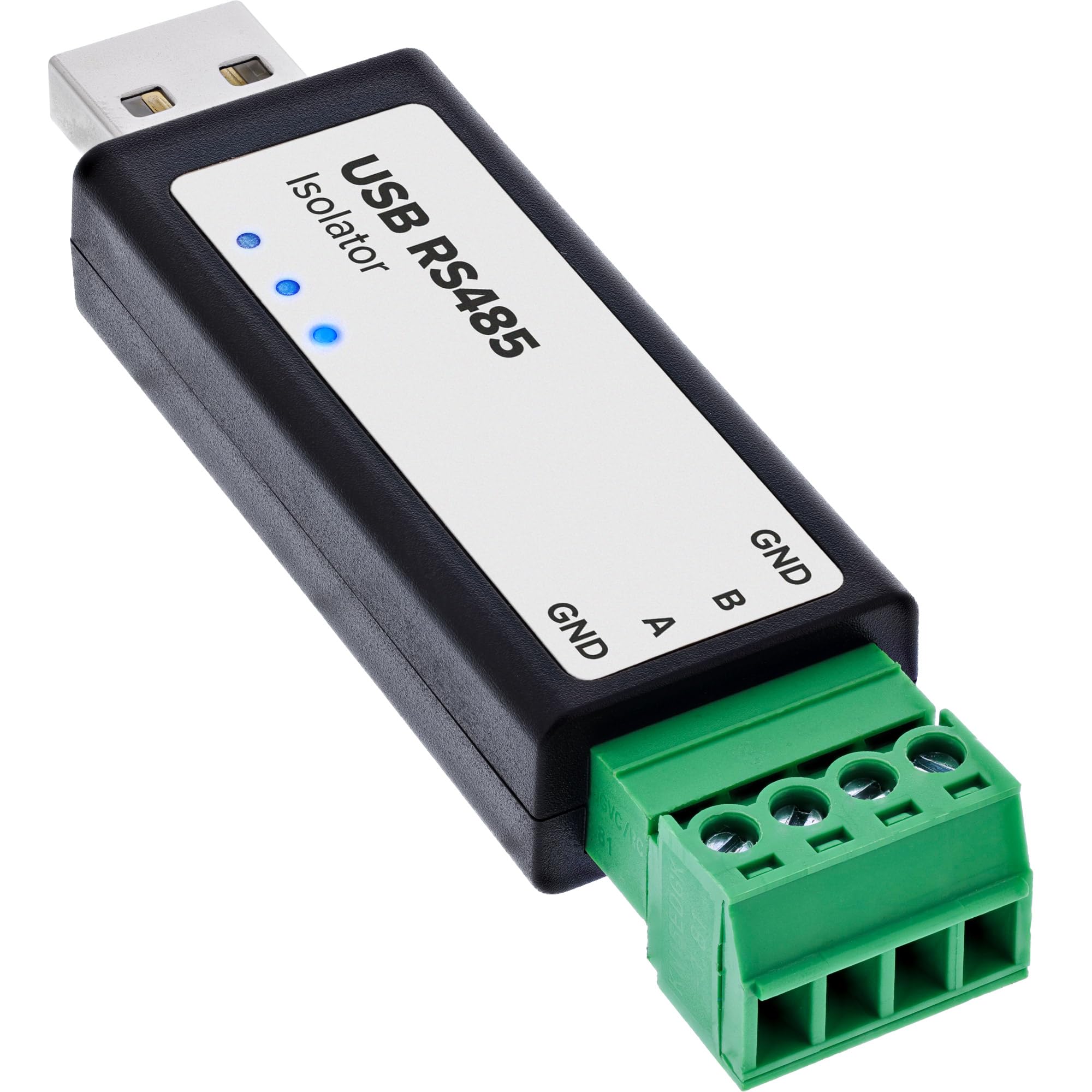 InLine USB zu RS485 Adapter mit Isolator, FTDI, USB-A auf Terminal