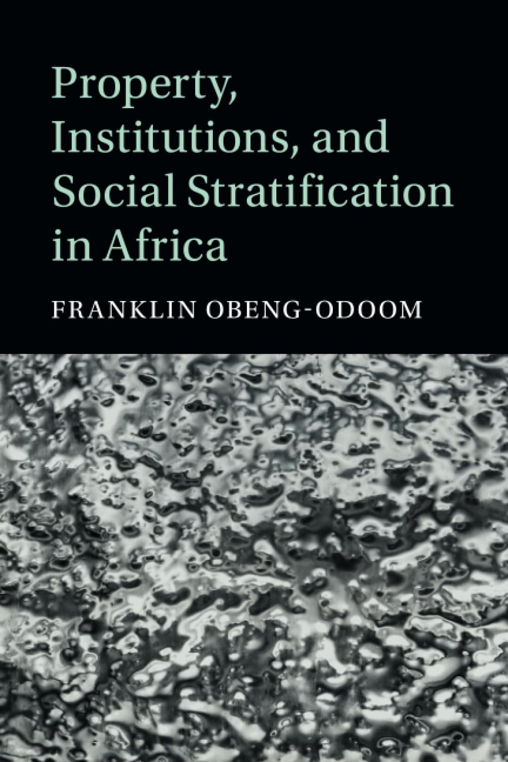 Property, Institutions, and Social Stratification in Africa (Cambridge Studies in Stratification Economics: Economics and Social Identity)