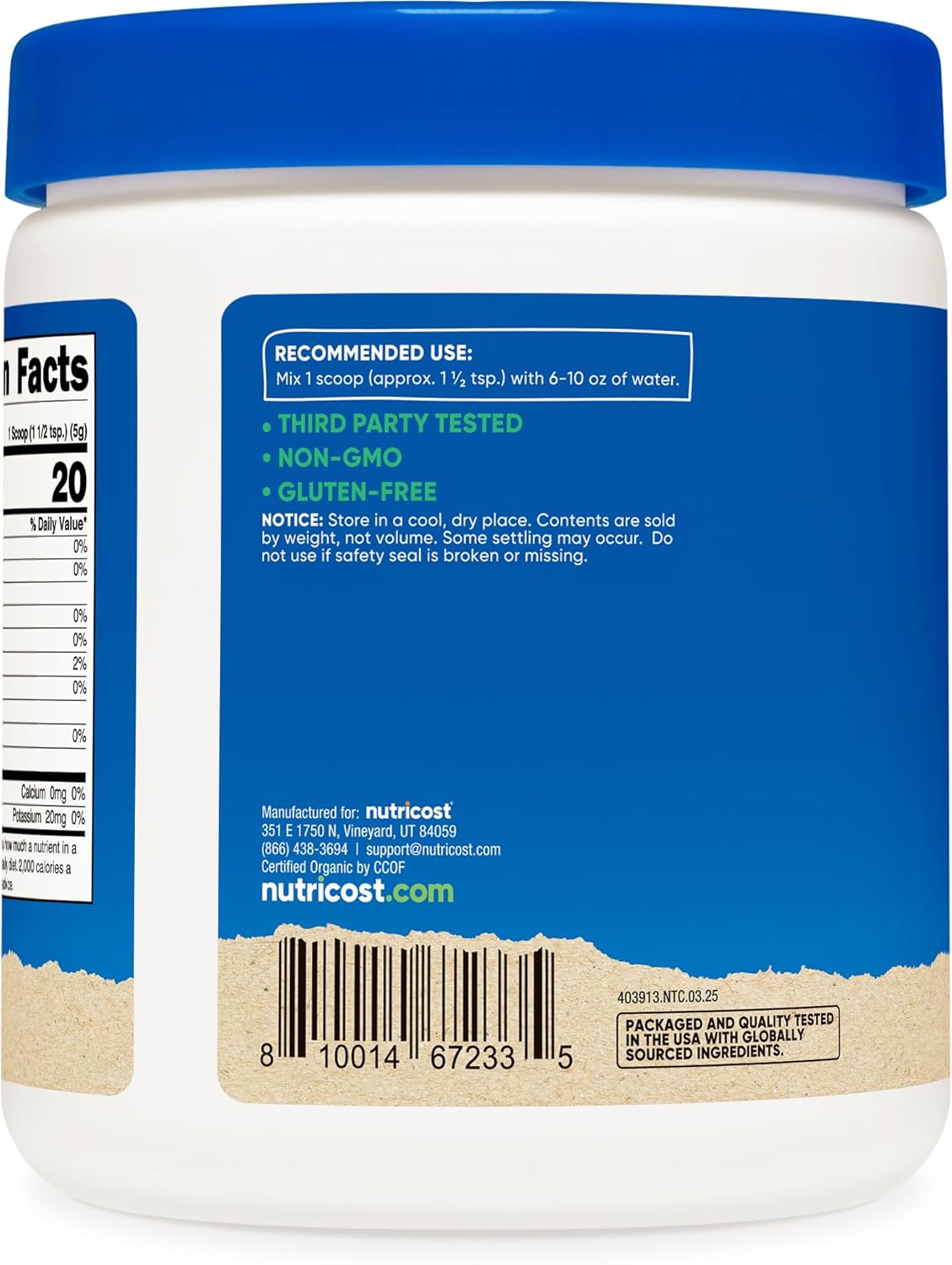 Nutricost Organic Pineapple Powder (8 OZ) - USDA Certified Organic, Pineapple Juice Powder, Gluten Free - Image 4