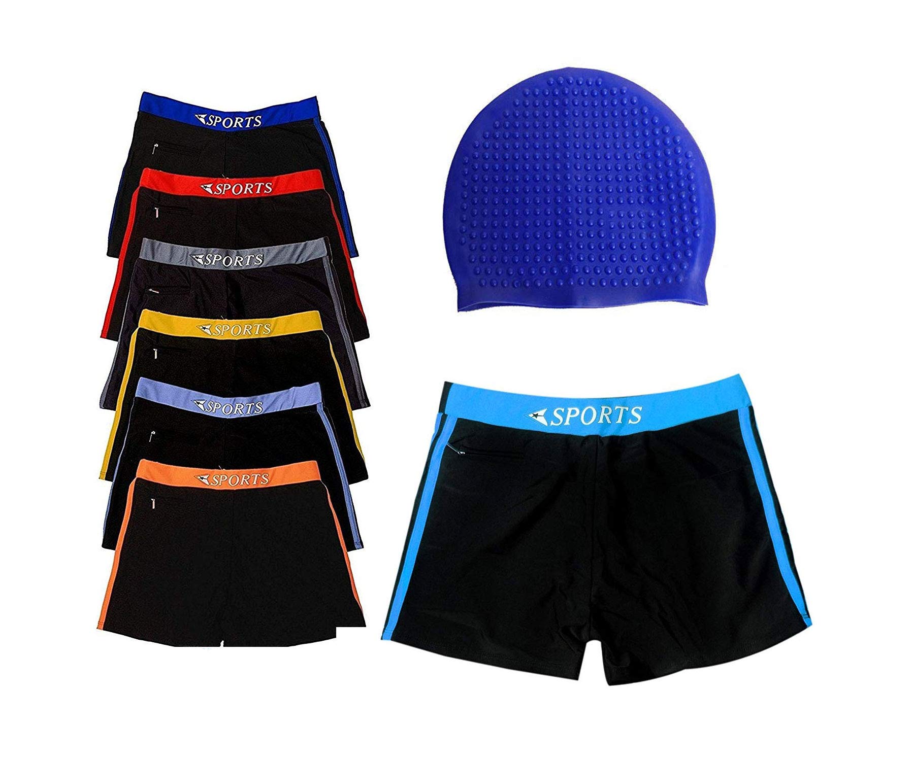 tempest Swimming Costume for Men with Bubble Cap-picture-18