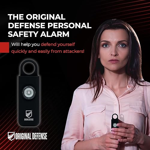 Miniatura 2 de Original Defense Siren Self Defense for Women  Alarma personal para mujeres, niños y ancianos  Recomendado por la policía  Llavero de autodefensa