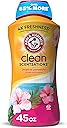 Arm & Hammer Clean Scentsations In-Wash Scent Booster, Laundry Scent Booster Tropical Paradise scent, 45 Oz