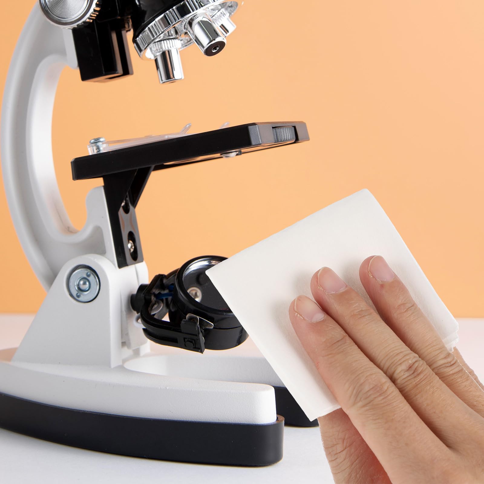 MAGICLULU Salviette in Carta Bianca senza Lanugine 300 Pezzi per Pulizia Lenti e Monitor Effetto Antistatico senza Polvere per Uso in Laboratorio e Dispositivi Elettronici