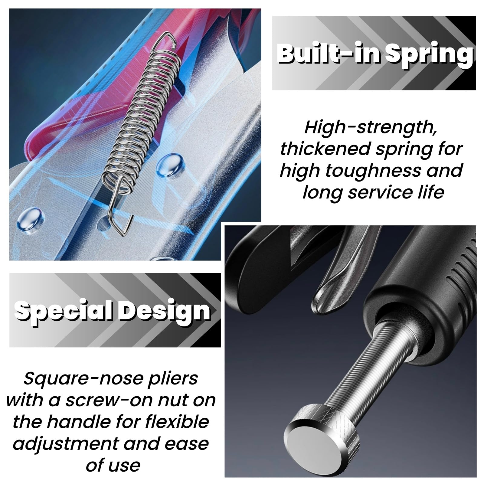 CCLIFE Set Pinze Di Bloccaggio Per Saldatura, 3 Pz - Foto 5
