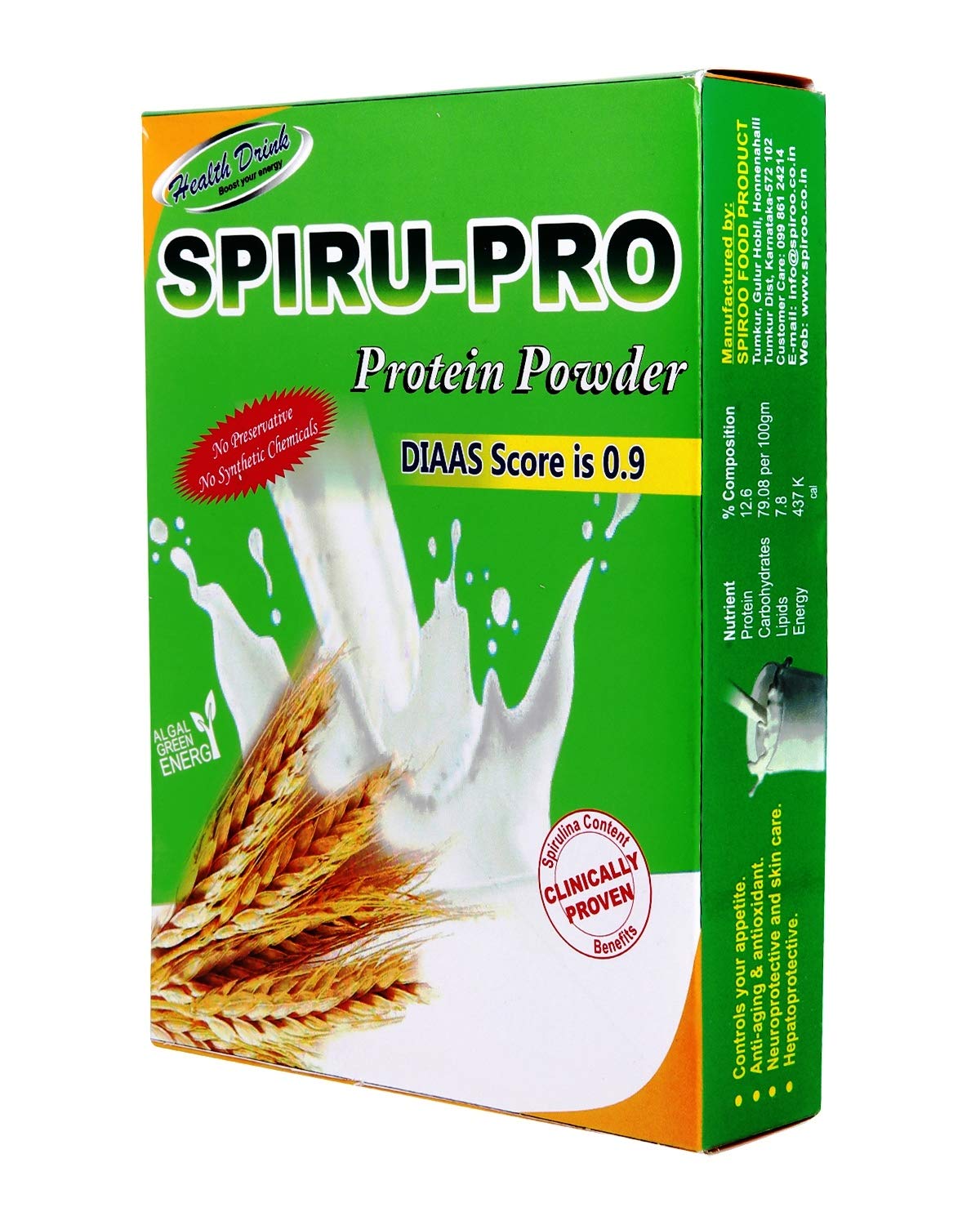 Spiru-Pro Protein Powder 300 gms