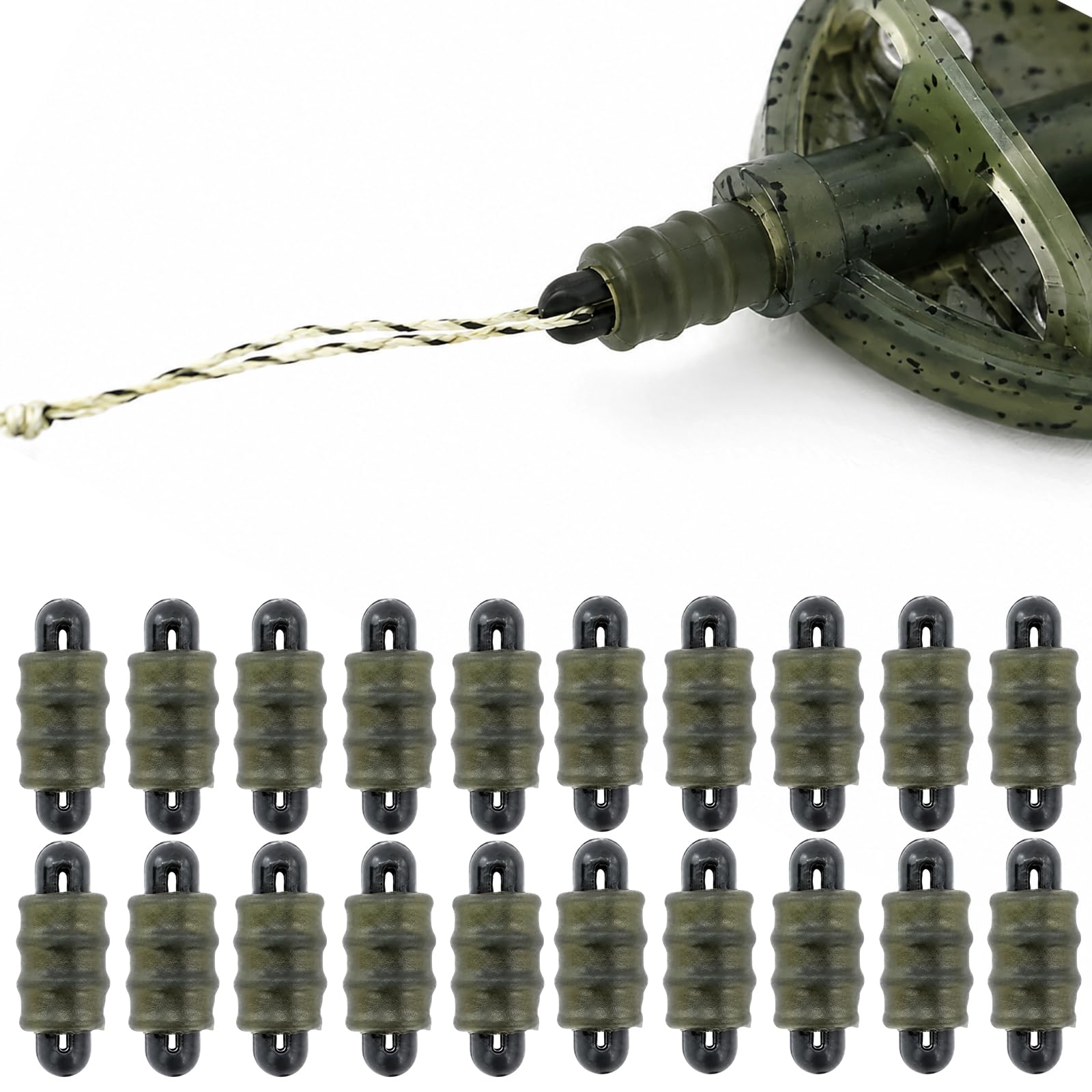EujRcf 20Pcs Method Feeder Rigs Fishing Accessories