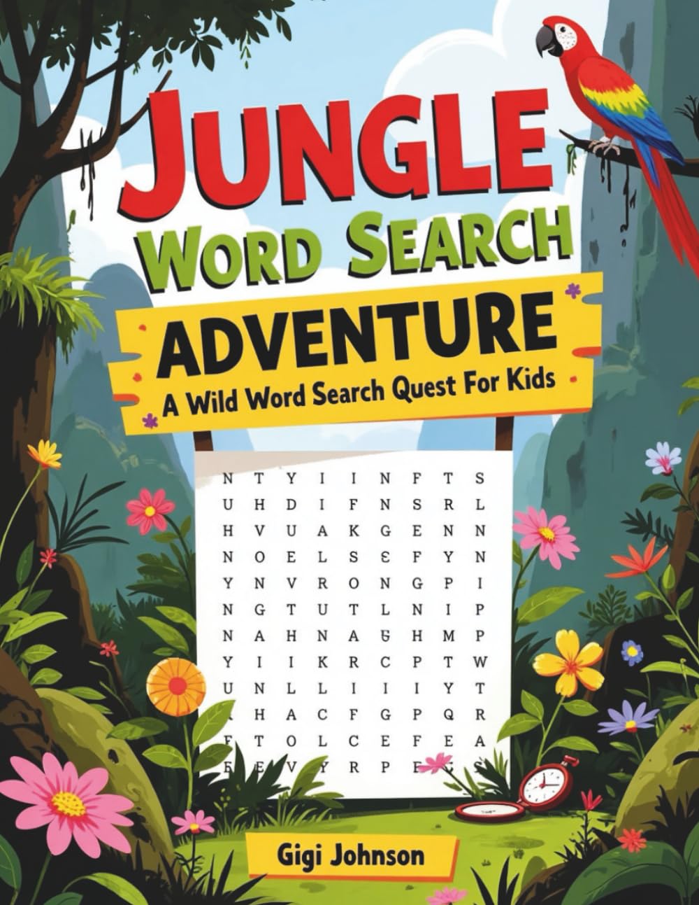 Jungle Word Search Adventure: A Wild Word Search Quest for Kids Ages 8–12