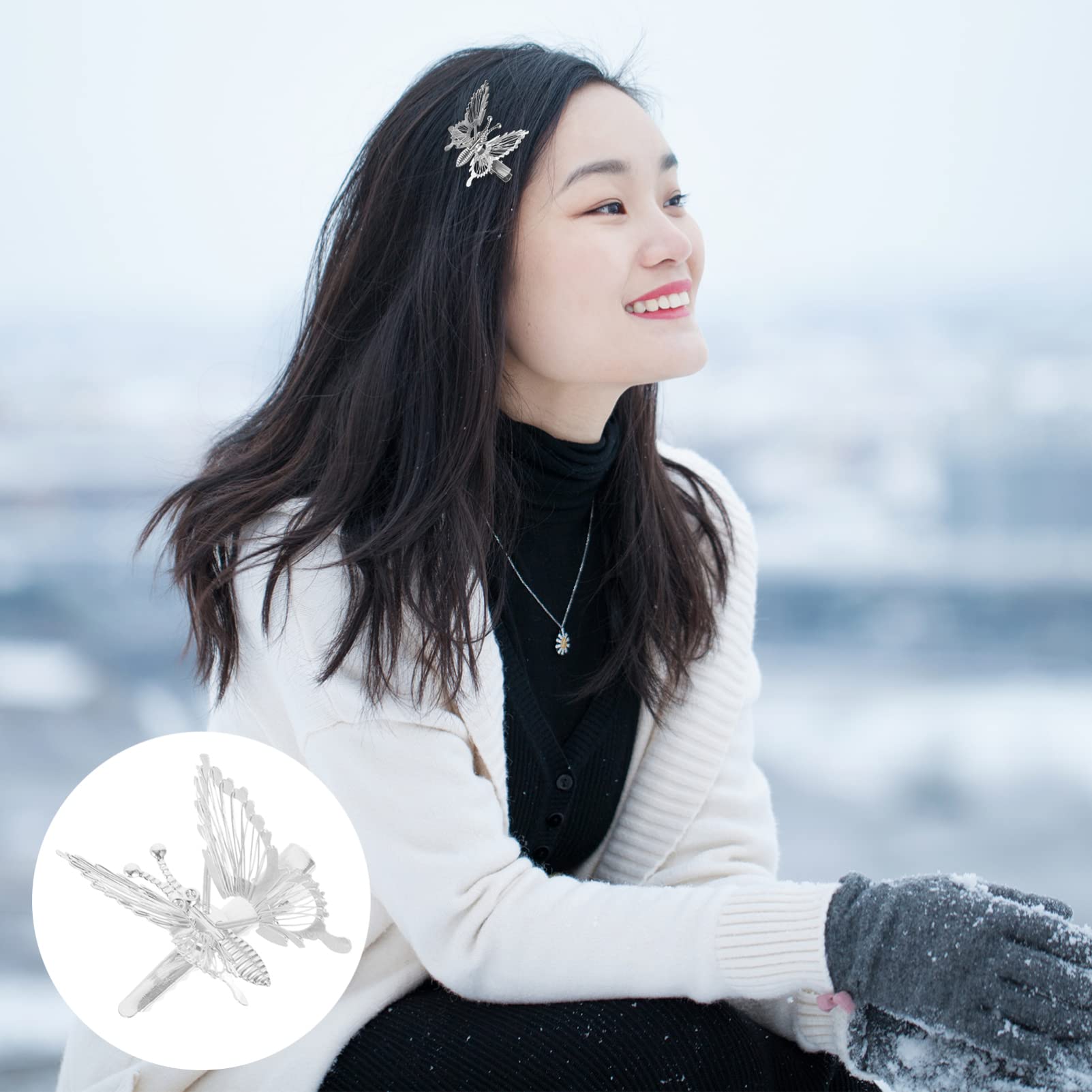 LALAFINA 32stücke Schmetterlings-haarklammern Für Frauen Kreative Haaraccessoires Mit Lebendigem Design Für Hochzeiten Partys Und Alltag Rutschfest Und Schonend Für Haar