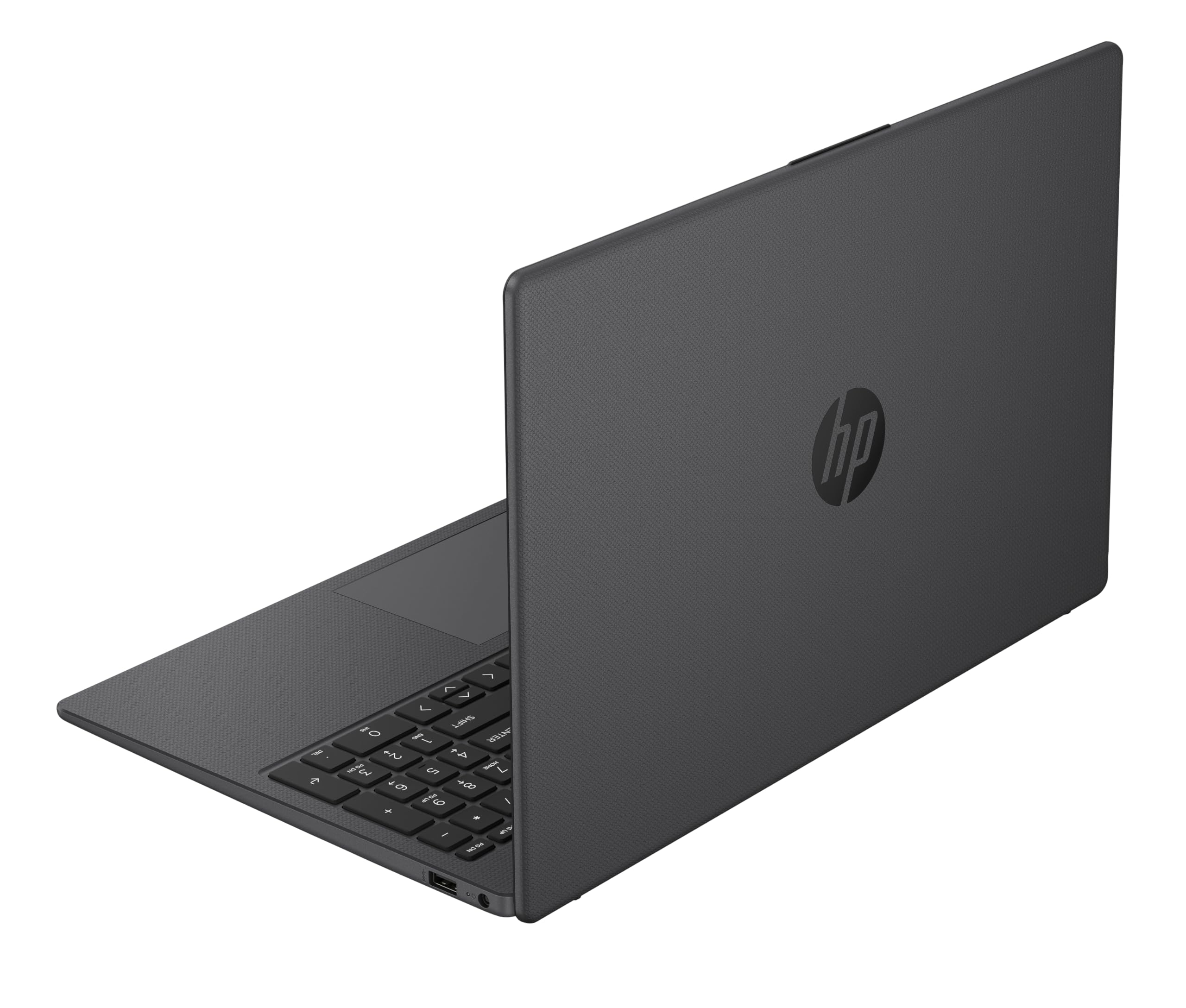HP 15-fd0001sf 15,6" laptop FHD, laptop (Intel Celeron N100, 4 GB RAM, UFS 128 GB, grafika Intel UHD, Windows 11), szary laptop, AZERTY, Microsoft 365 Personel 12 miesięcy w zestawie